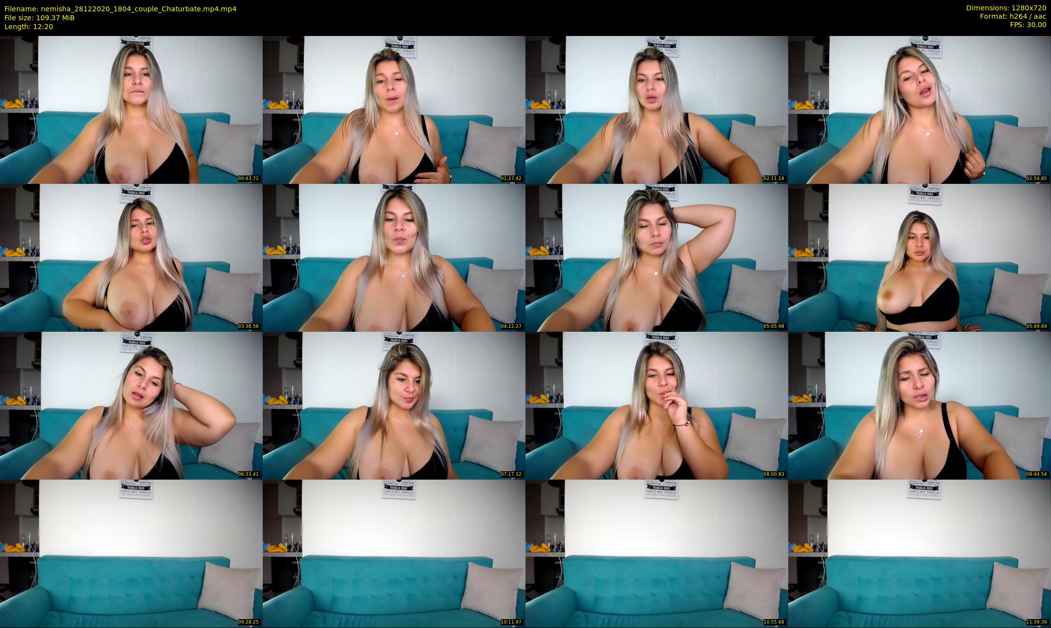nemisha — 13 minute Chaturbate female cam show recording, 720p, Dec 28, 2020
