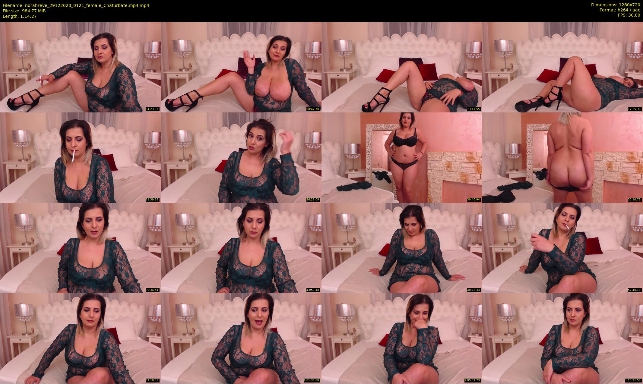norahreve — 75 minute Chaturbate female cam show recording, 720p, Dec 29, 2020