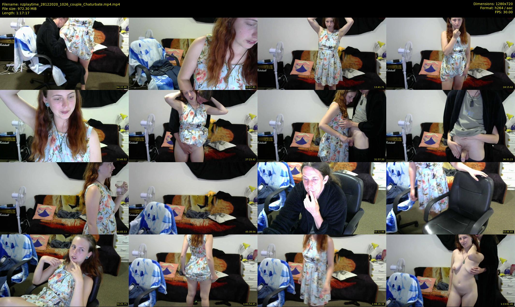 nzplaytime — 78 minute Chaturbate couple cam show recording, 720p, Dec 28, 2020