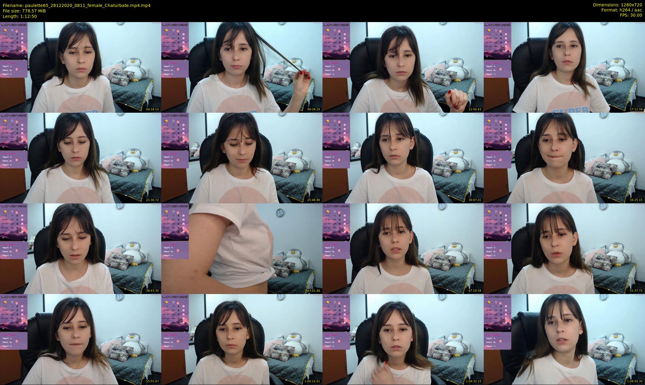 paulette65 — 73 minute Chaturbate female cam show recording, 720p, Dec 28, 2020