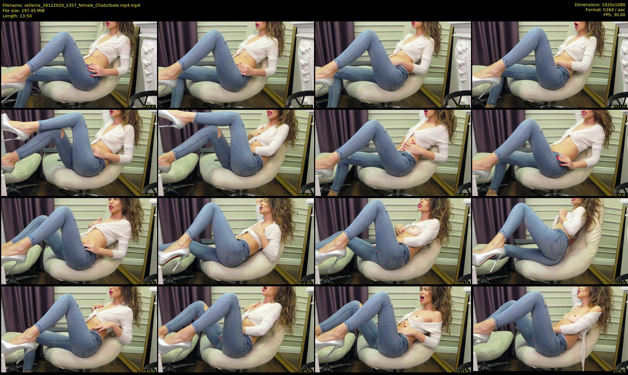 sellenia — 14 minute Chaturbate female cam show recording, 1080p, Dec 28, 2020