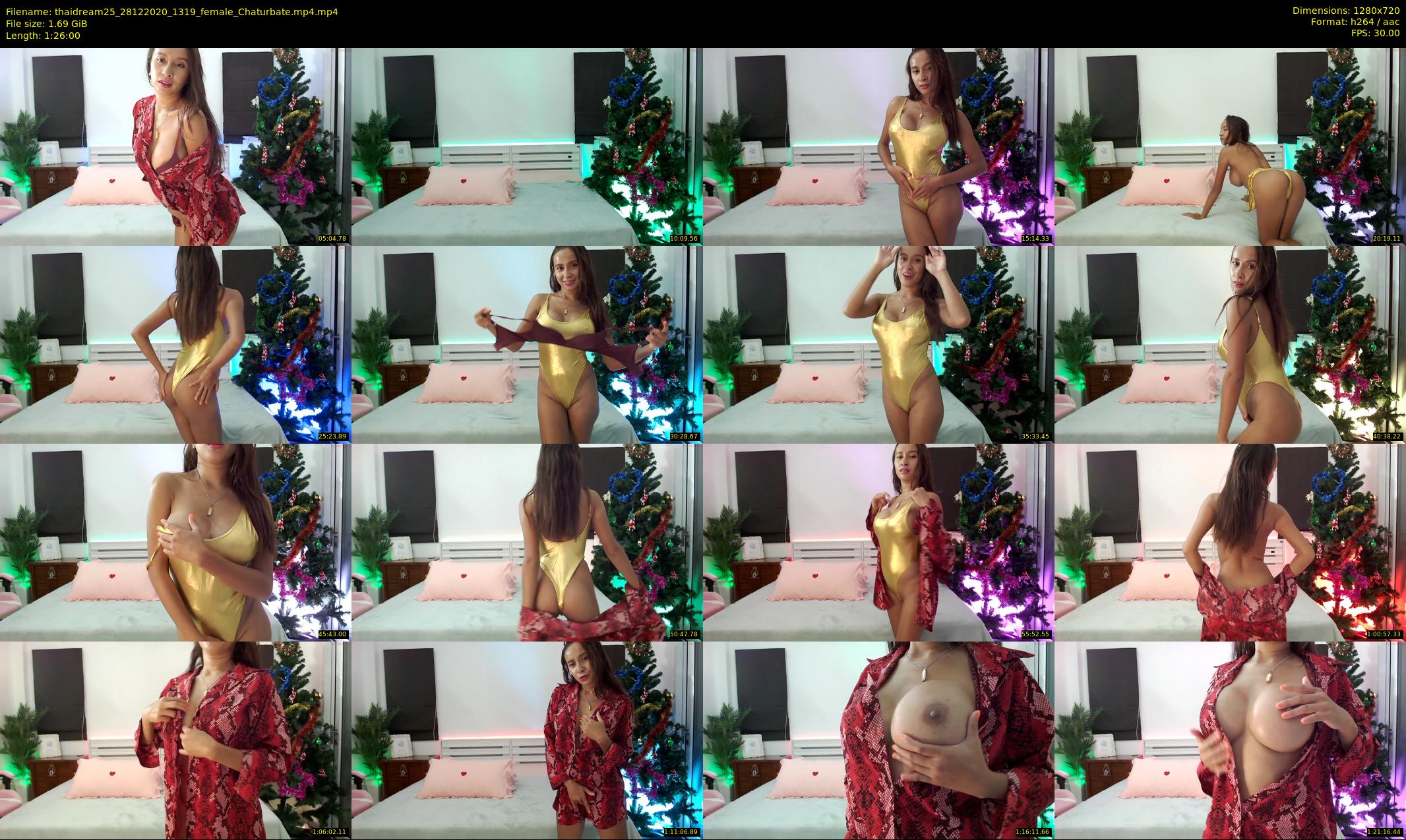thaidream25 — 86 minute Chaturbate female cam show recording, 720p, Dec 28, 2020