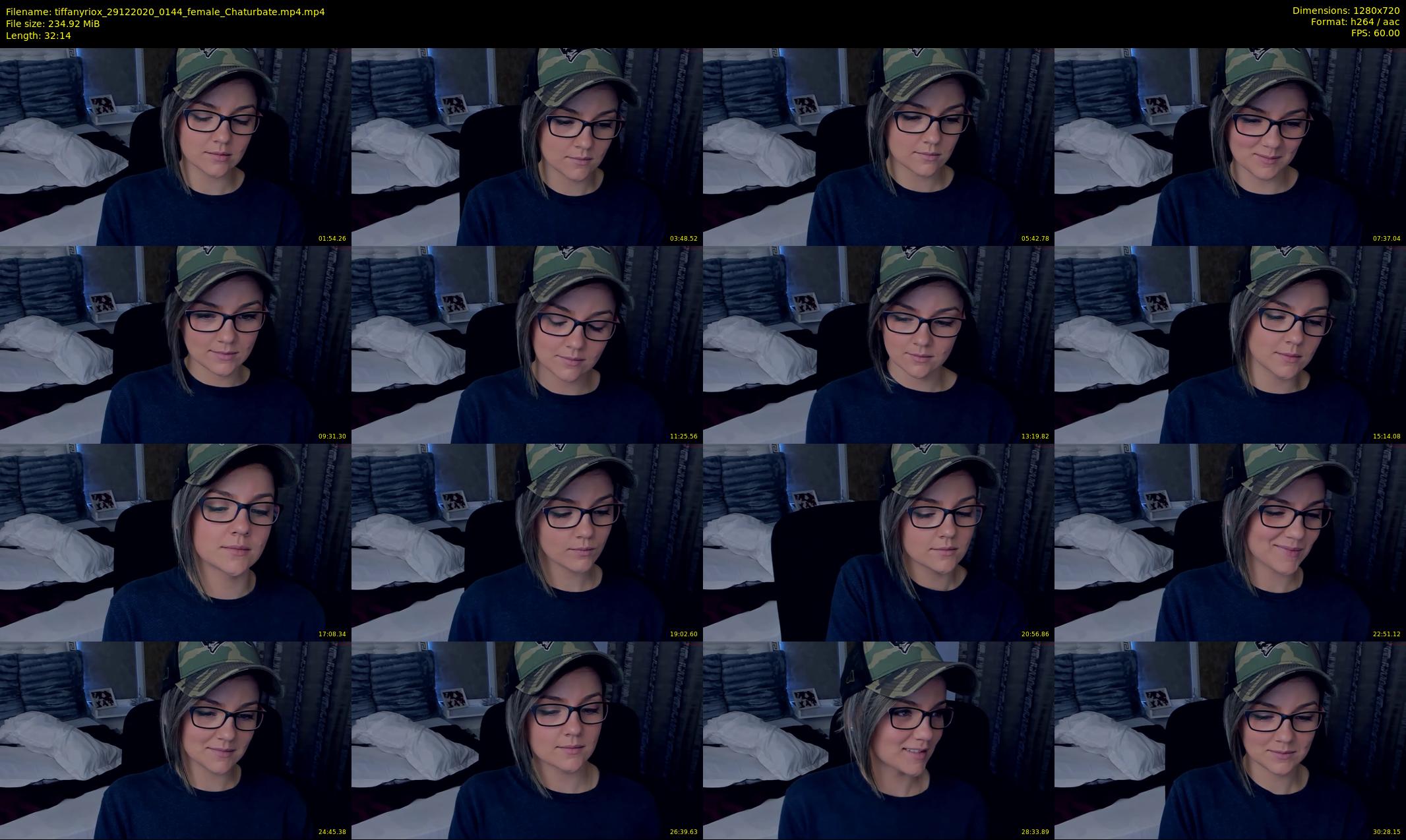 tiffanyriox — 33 minute Chaturbate female cam show recording, 720p, Dec 29, 2020