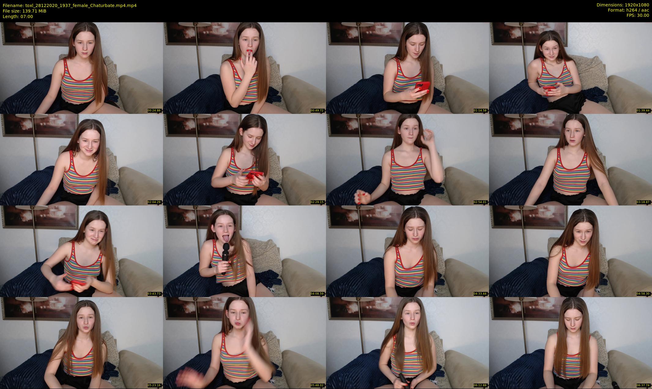 toxl — 7 minute Chaturbate female cam show recording, 1080p, Dec 28, 2020