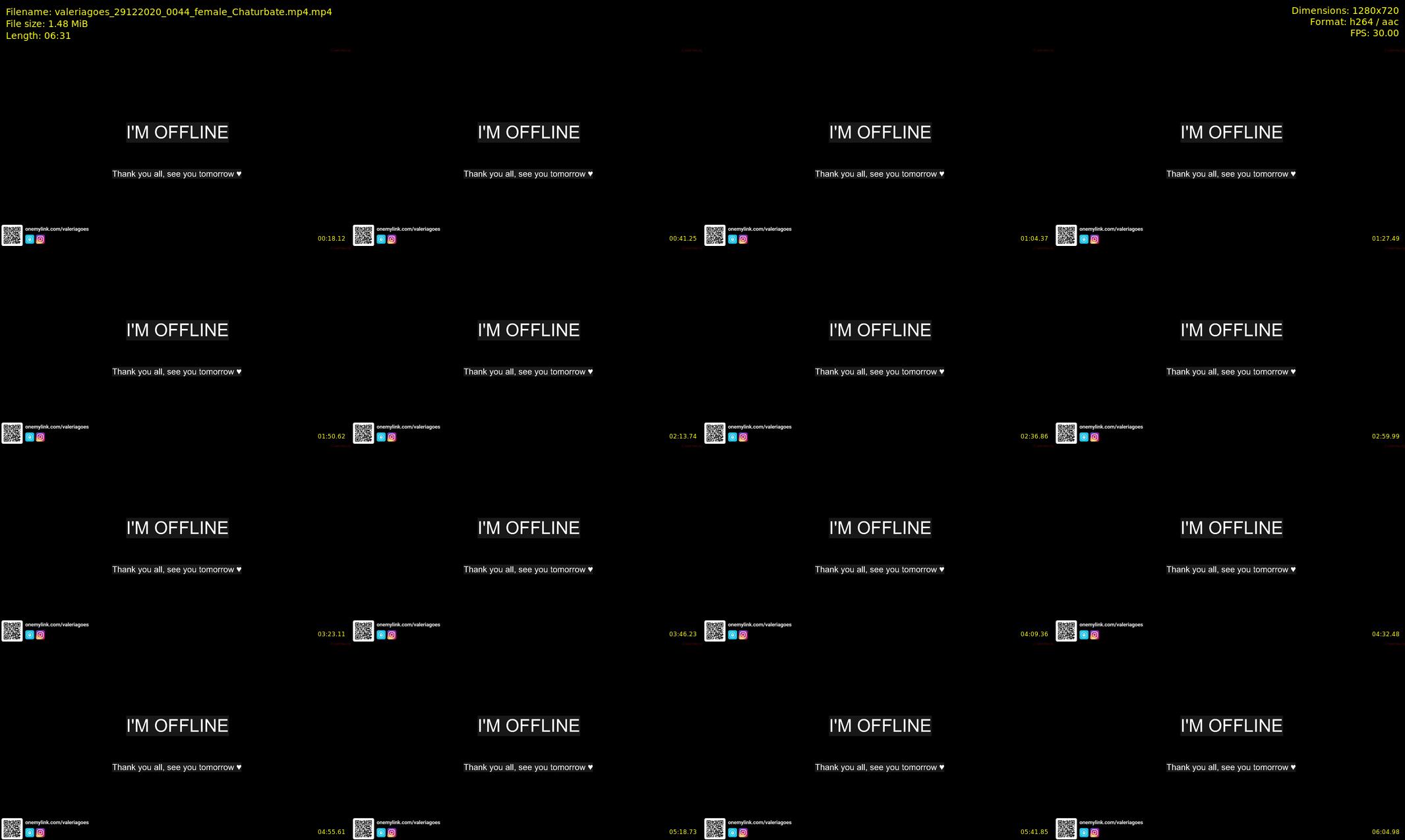 valeriagoes — 7 minute Chaturbate female cam show recording, 720p, Dec 29, 2020