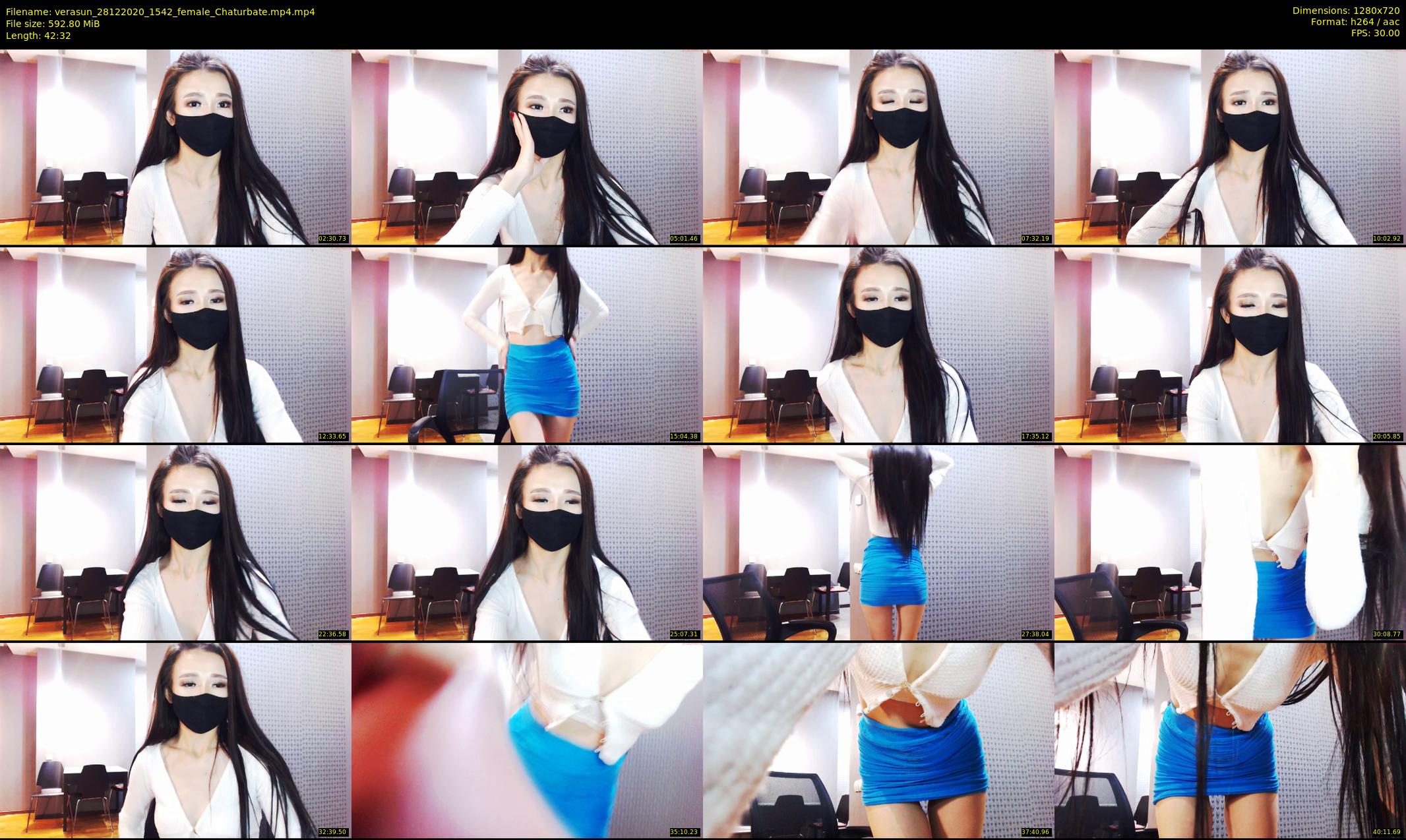verasun — 43 minute Chaturbate female cam show recording, 720p, Dec 28, 2020