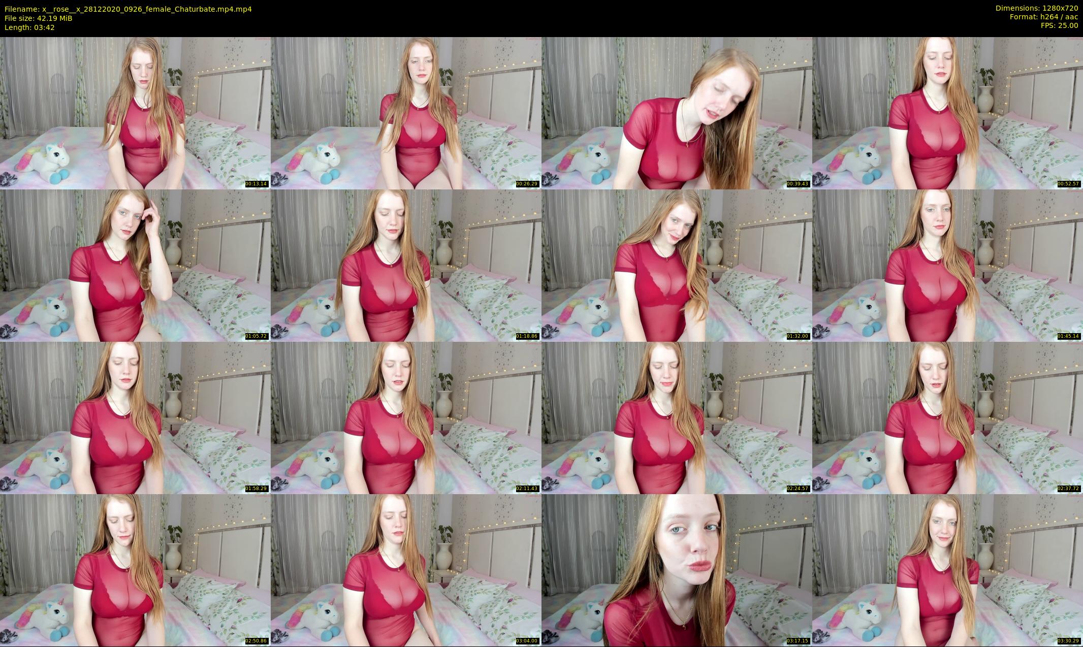 x__rose__x — 4 minute Chaturbate female cam show recording, 720p, Dec 28, 2020