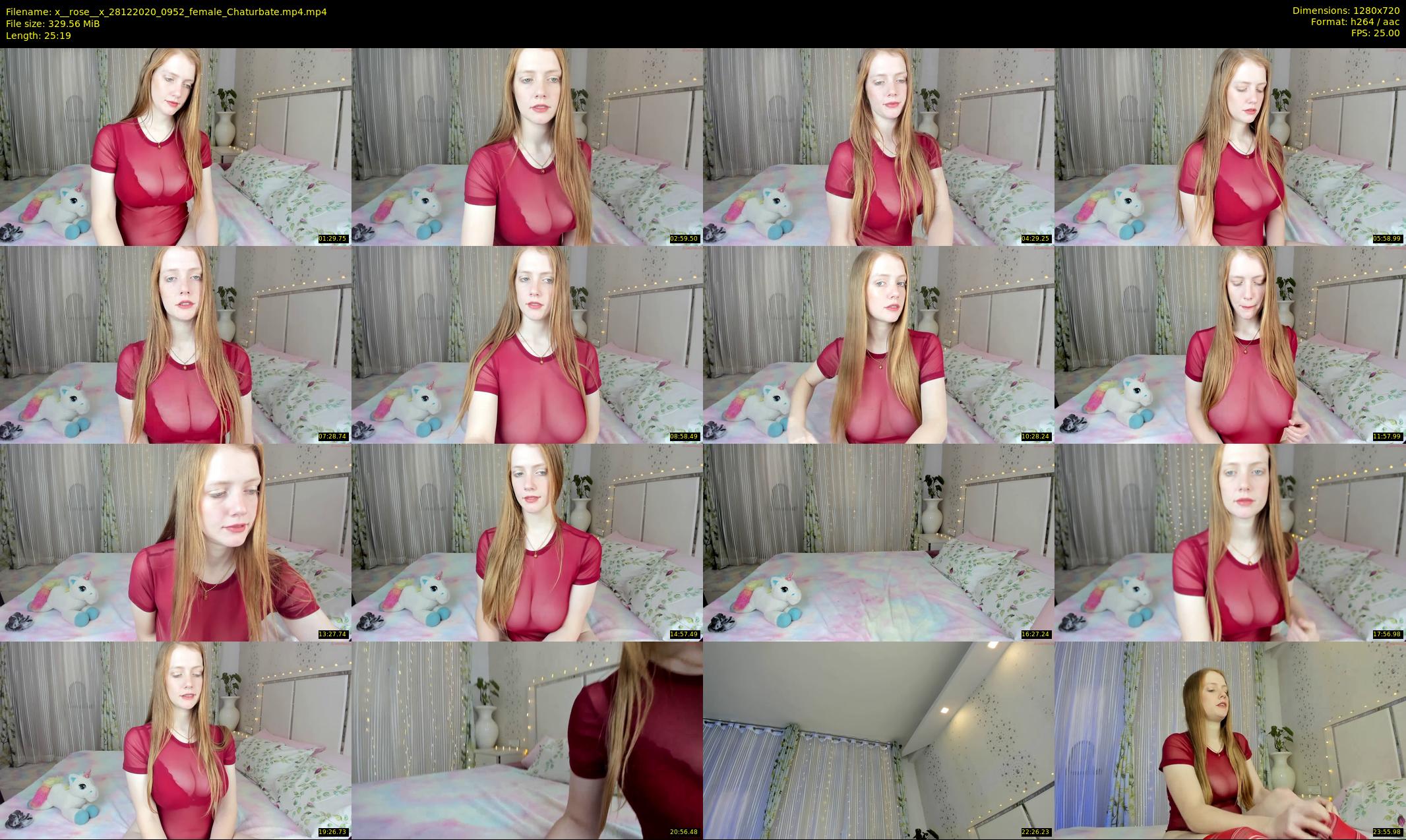 x__rose__x — 26 minute Chaturbate female cam show recording, 720p, Dec 28, 2020