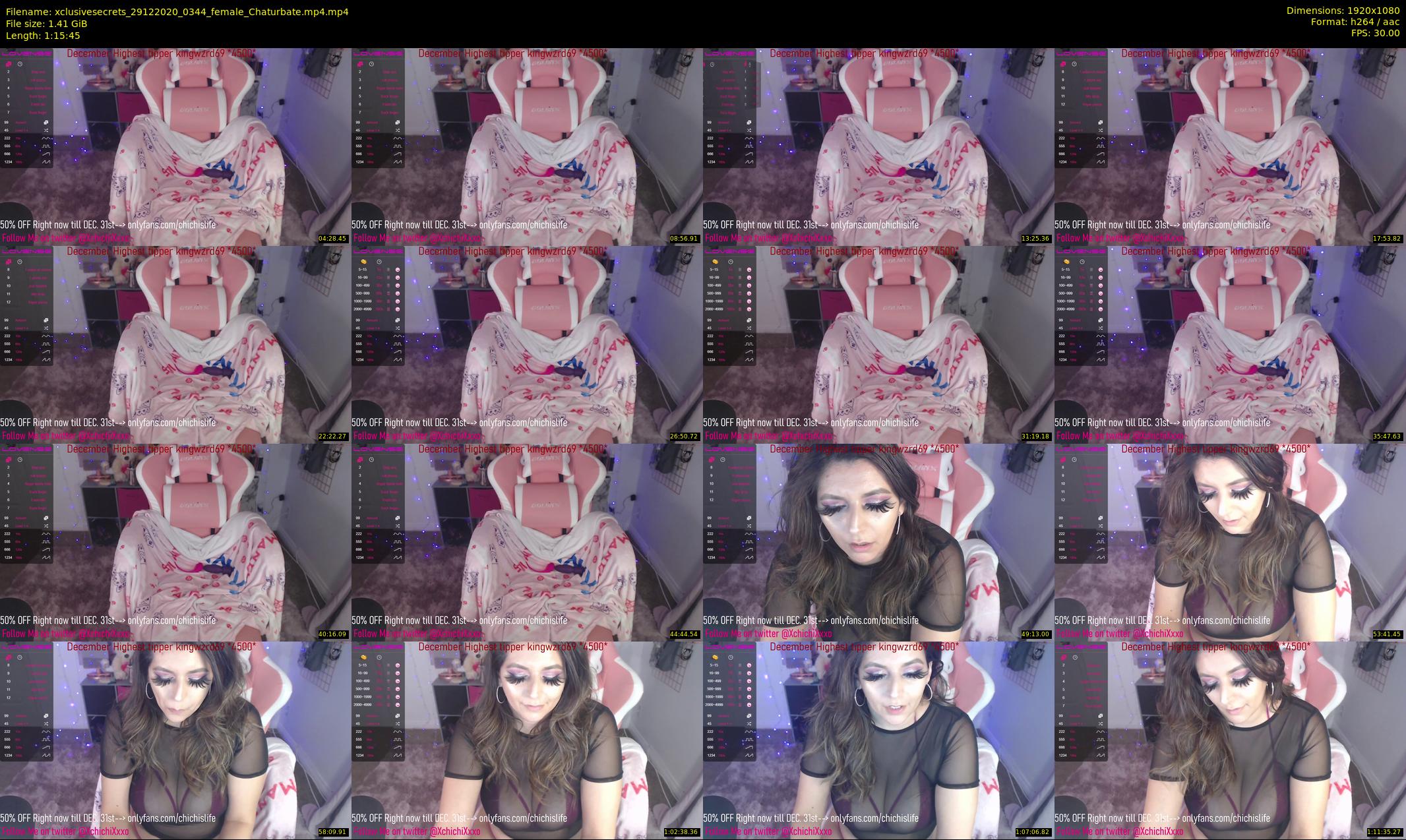 xclusivesecrets — 76 minute Chaturbate female cam show recording, 1080p, Dec 29, 2020