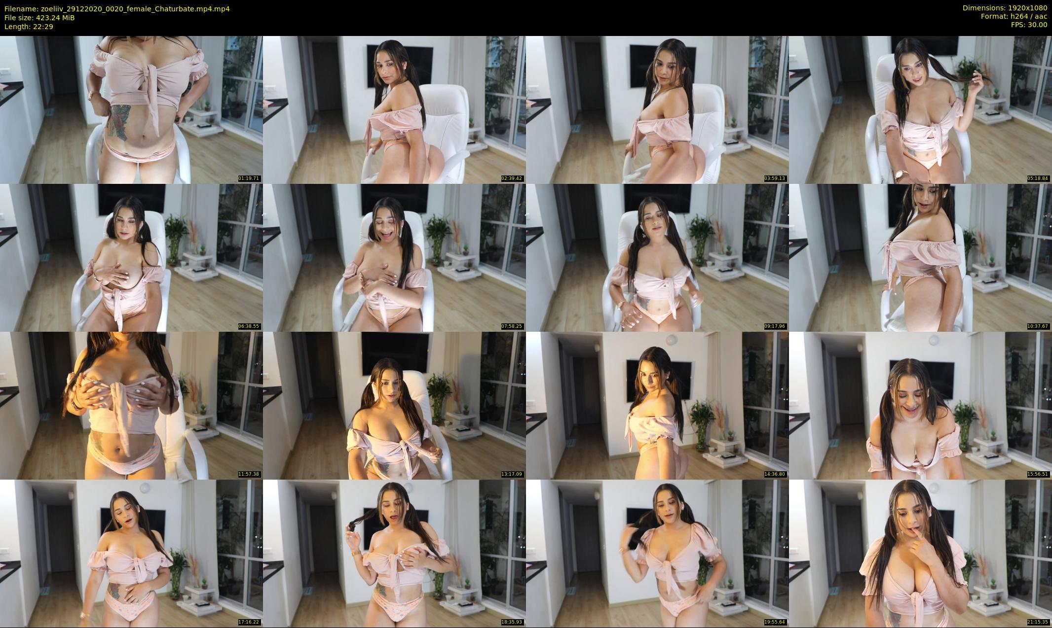 zoeliiv — 23 minute Chaturbate female cam show recording, 1080p, Dec 29, 2020