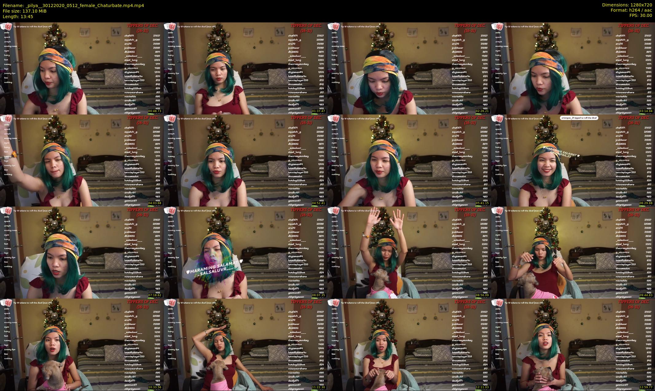 _pilya_ — 14 minute Chaturbate female cam show recording, 720p, Dec 30, 2020