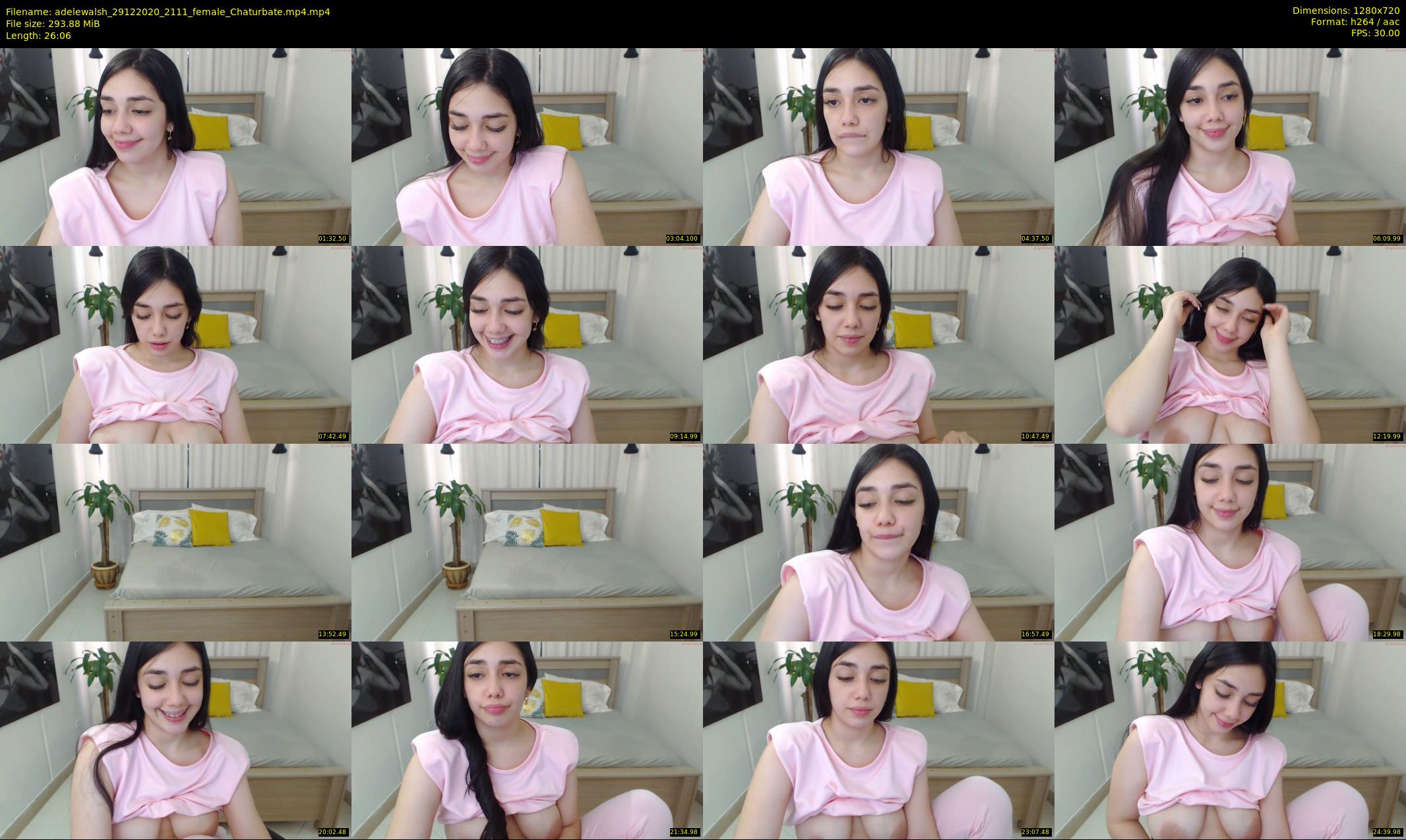 adelewalsh — 27 minute Chaturbate female cam show recording, 720p, Dec 29, 2020