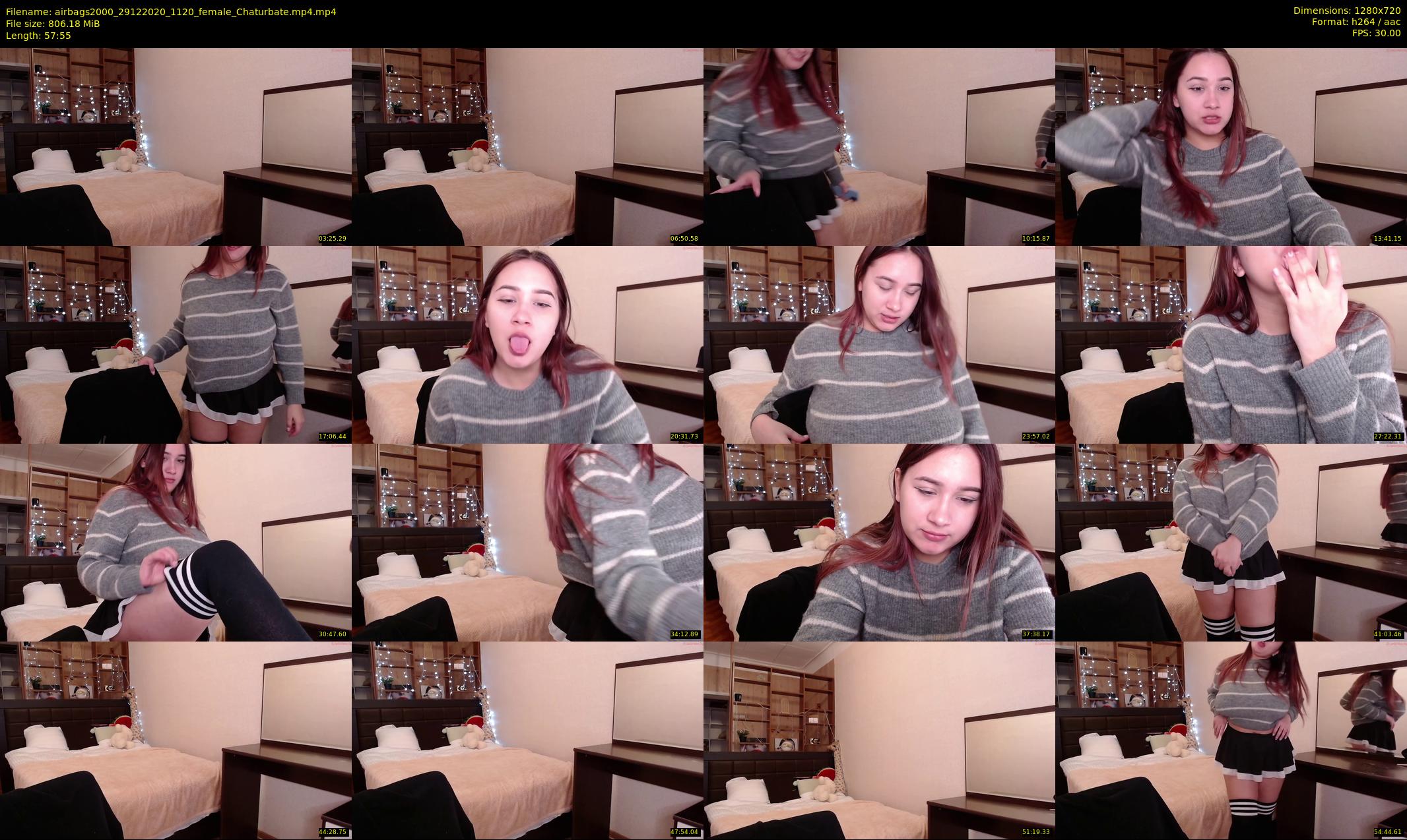 airbags2000 — 58 minute Chaturbate female cam show recording, 720p, Dec 29, 2020