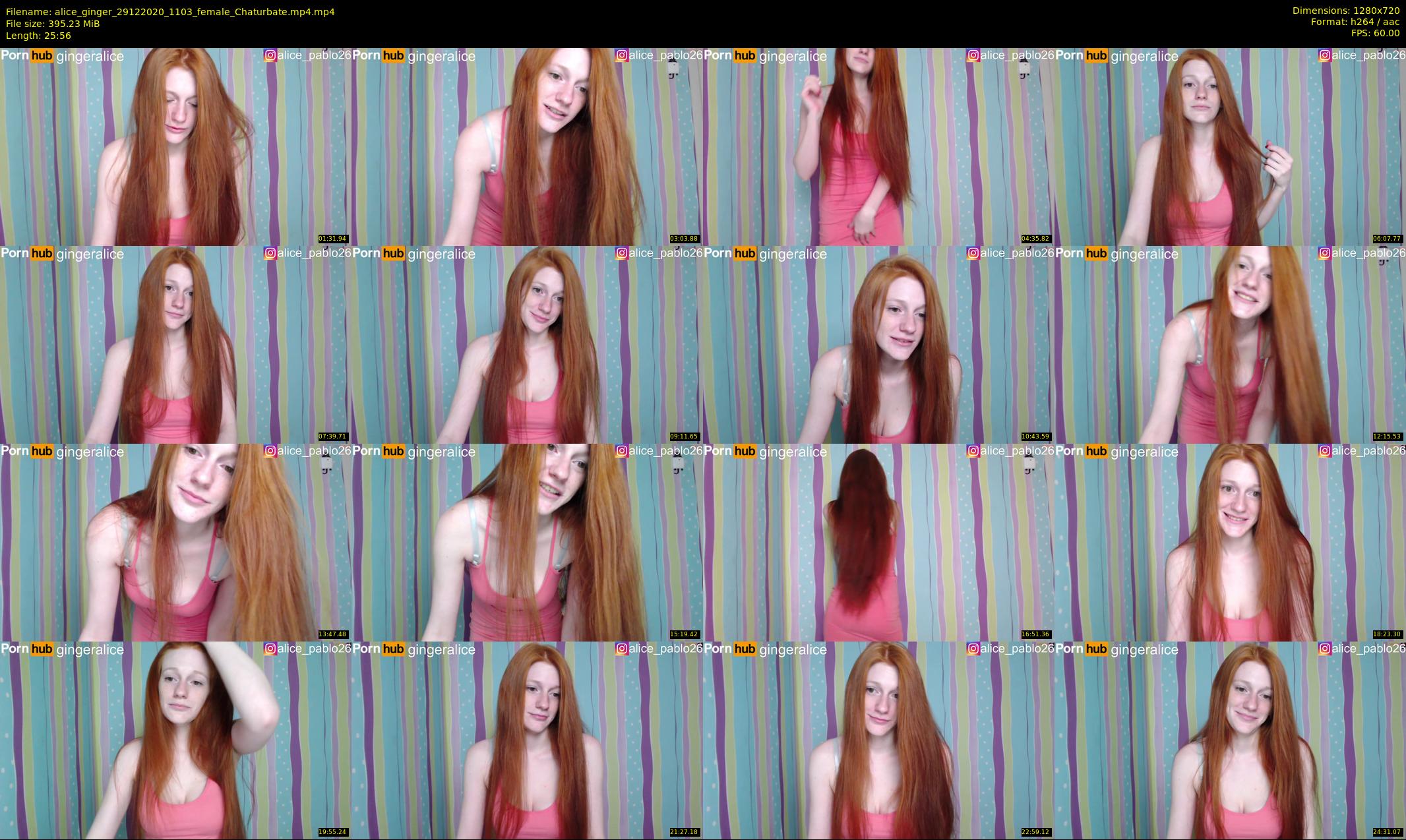 alice_ginger — 26 minute Chaturbate female cam show recording, 720p, Dec 29, 2020