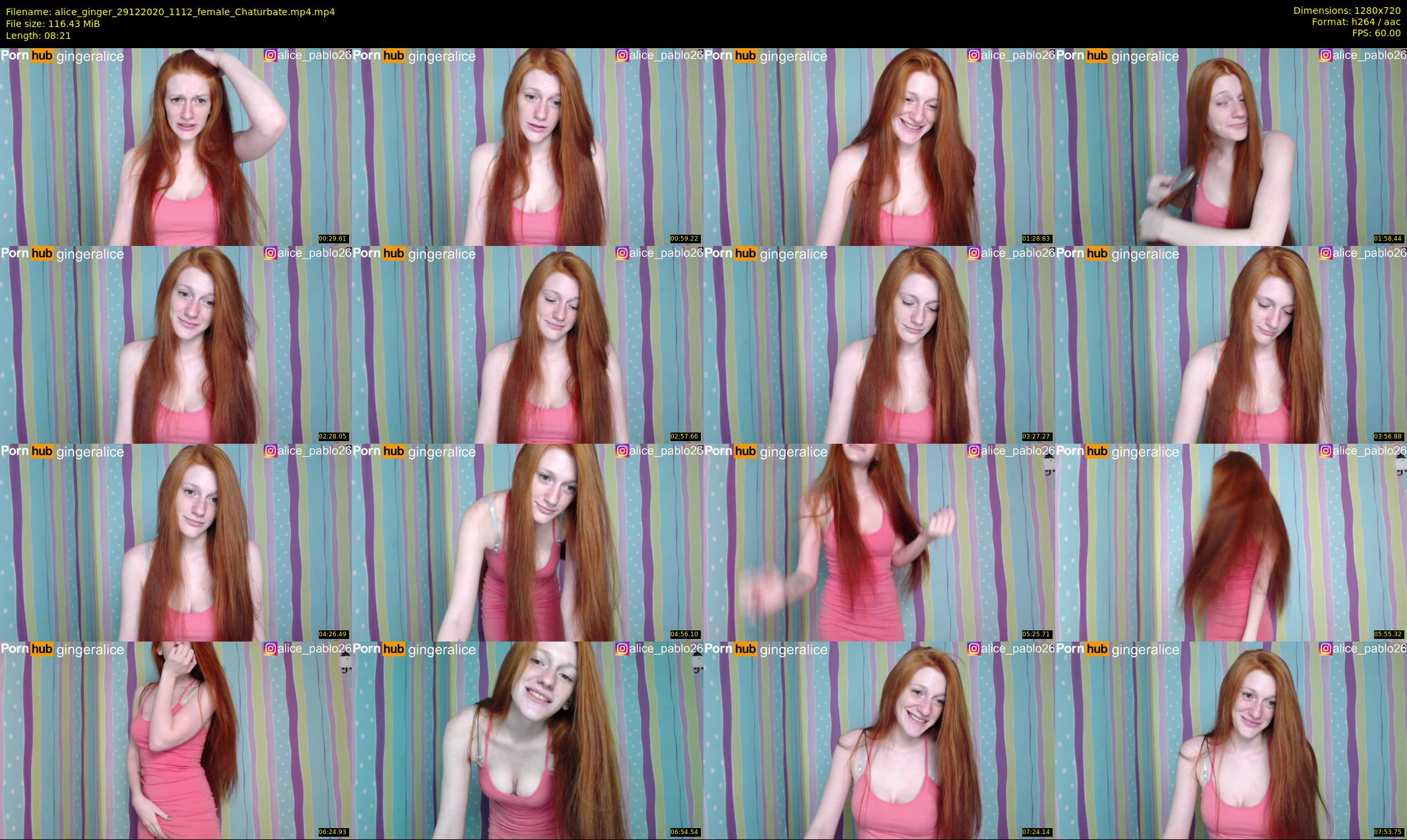 alice_ginger — 9 minute Chaturbate female cam show recording, 720p, Dec 29, 2020