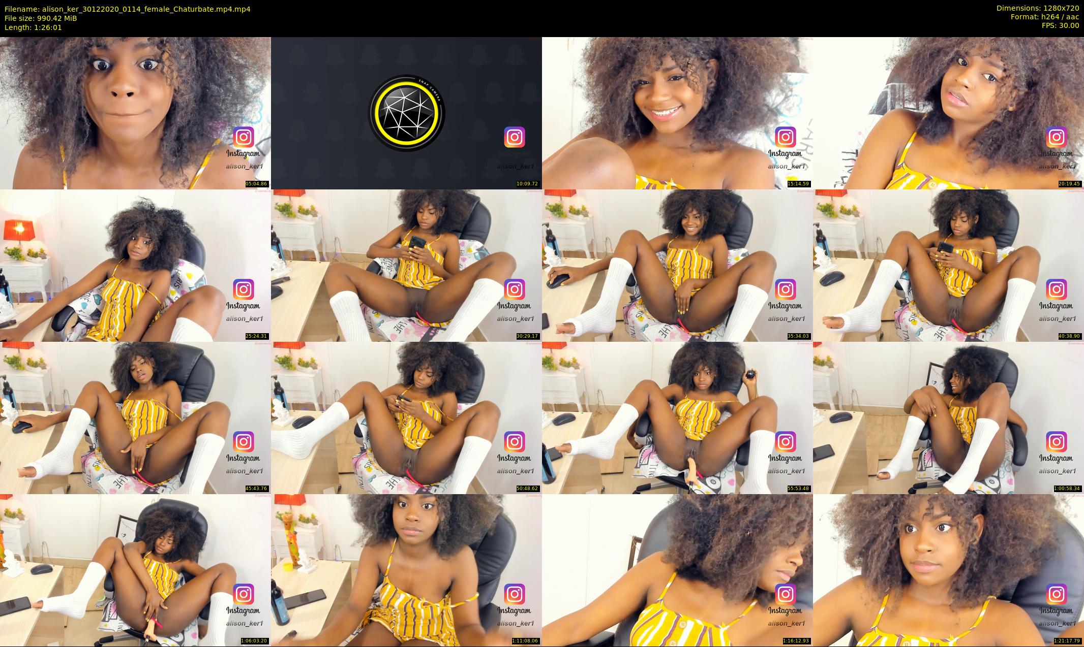 alison_ker — 87 minute Chaturbate female cam show recording, 720p, Dec 30, 2020