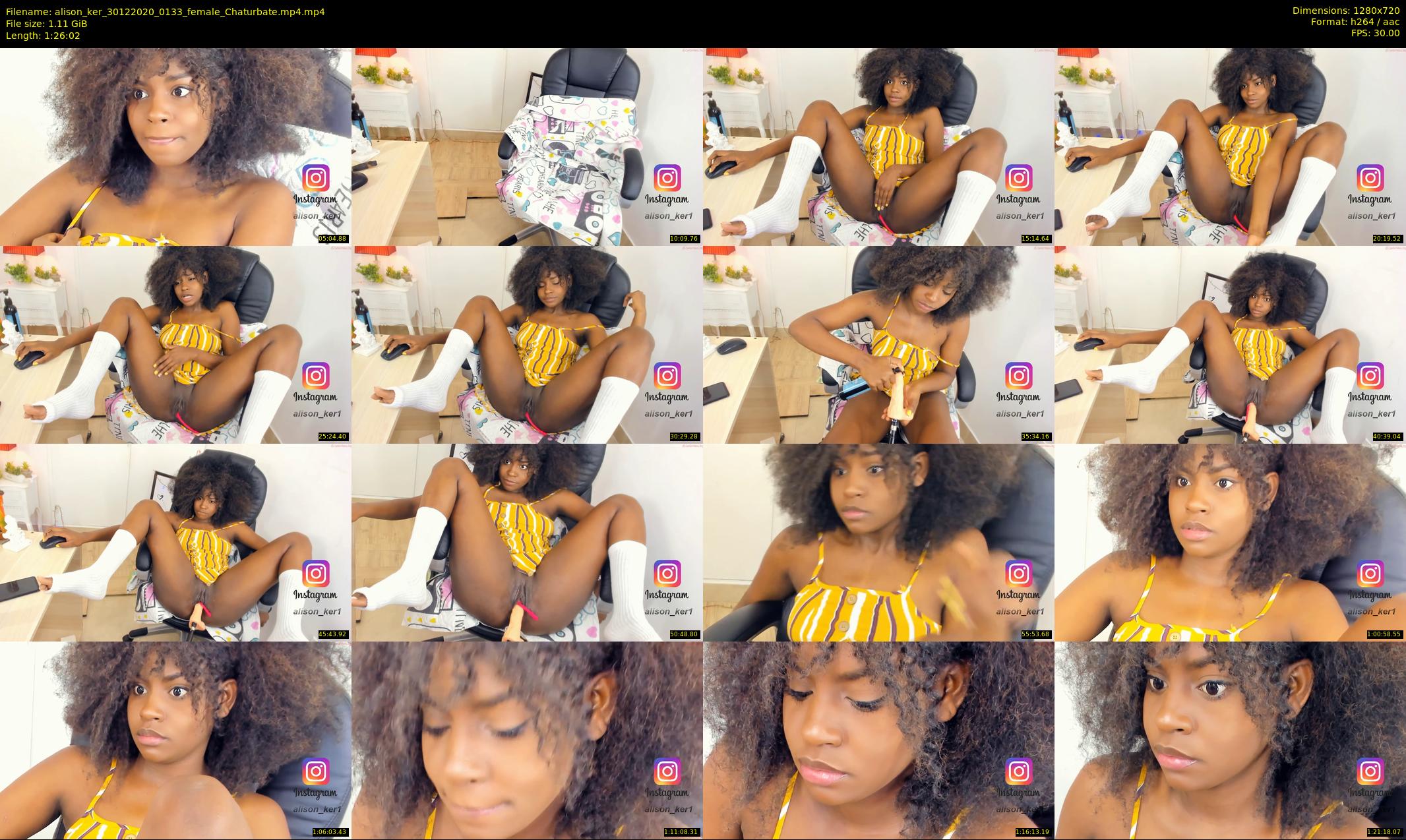 alison_ker — 87 minute Chaturbate female cam show recording, 720p, Dec 30, 2020