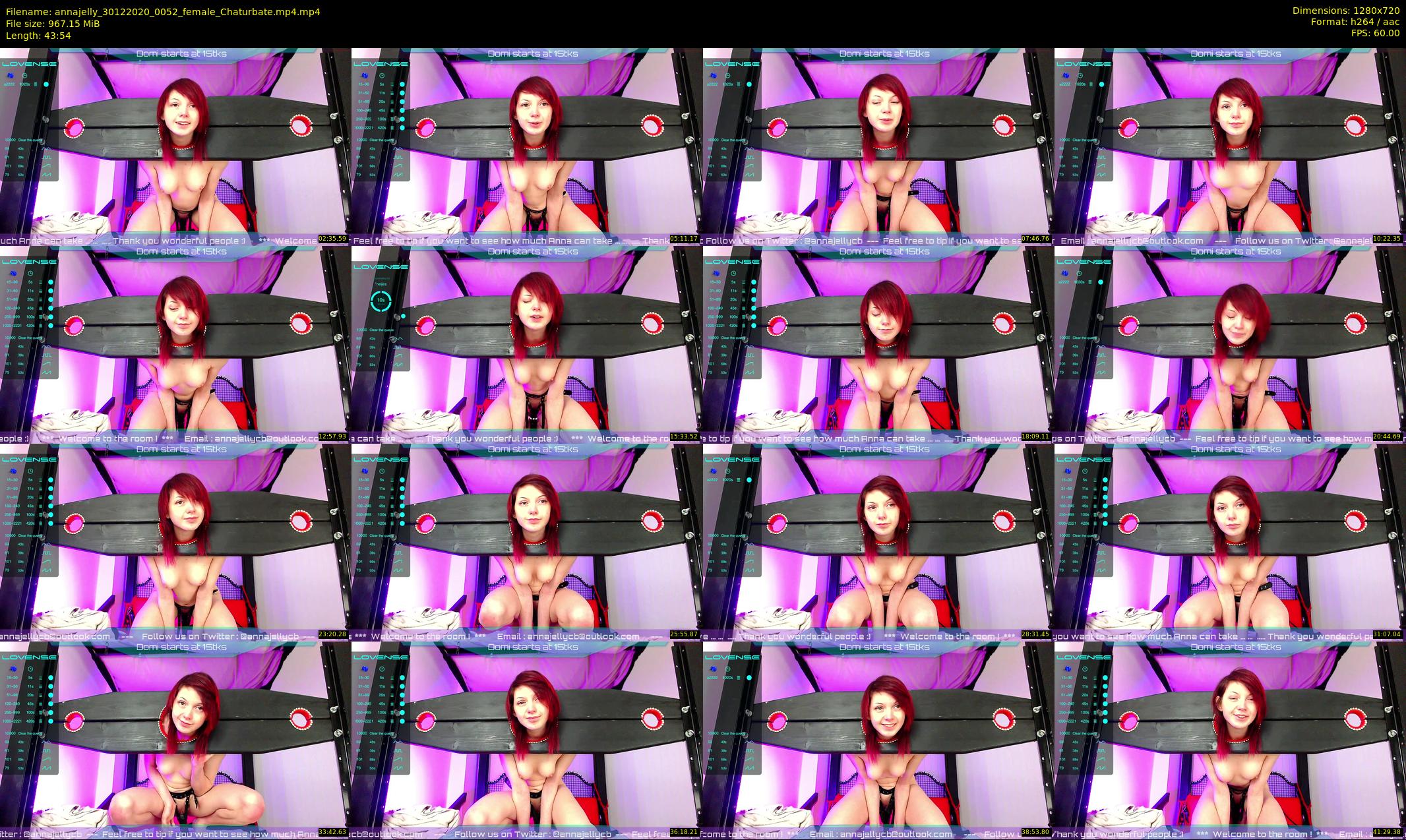 annajelly — 44 minute Chaturbate couple cam show recording, 720p, Dec 30, 2020