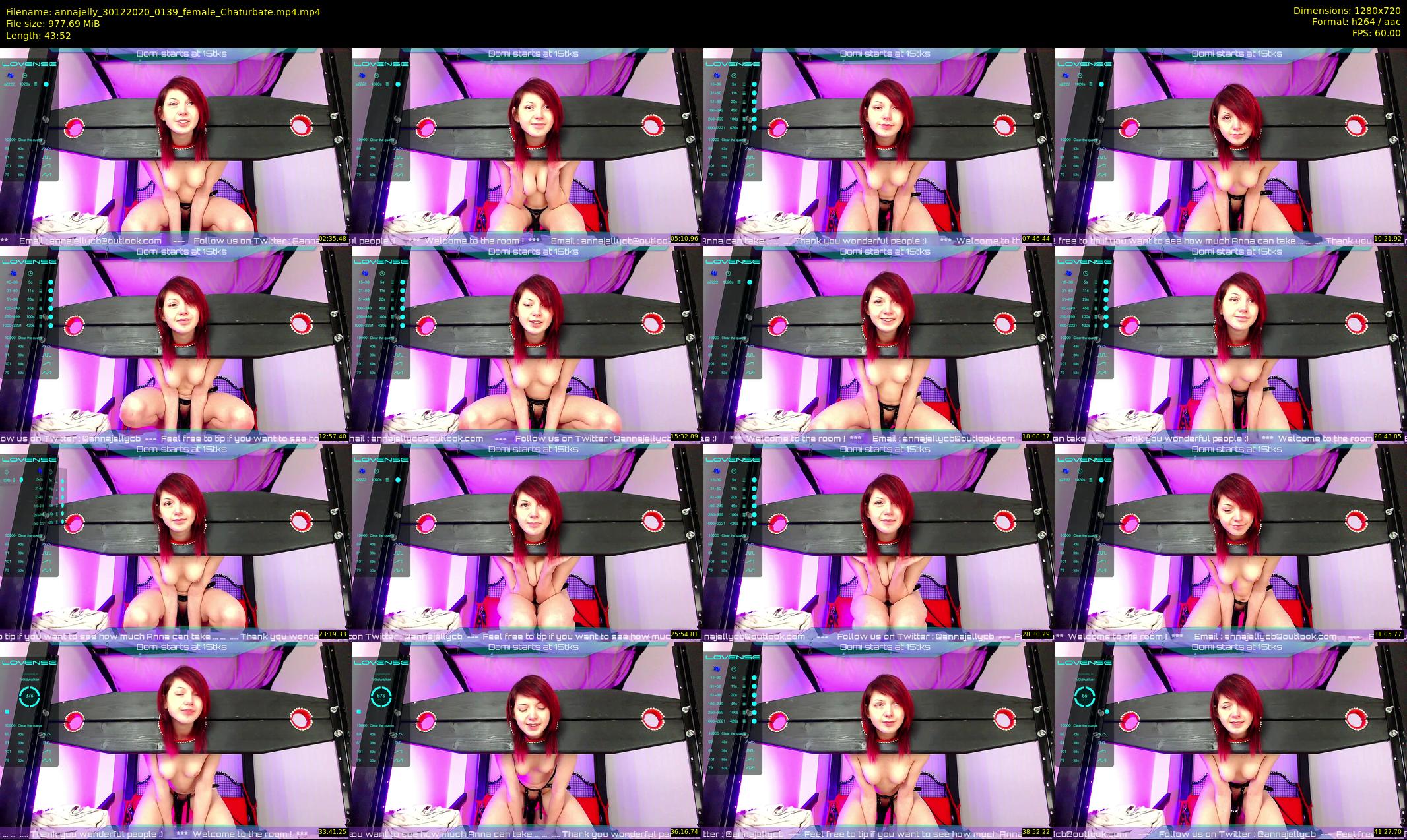 annajelly — 44 minute Chaturbate couple cam show recording, 720p, Dec 30, 2020