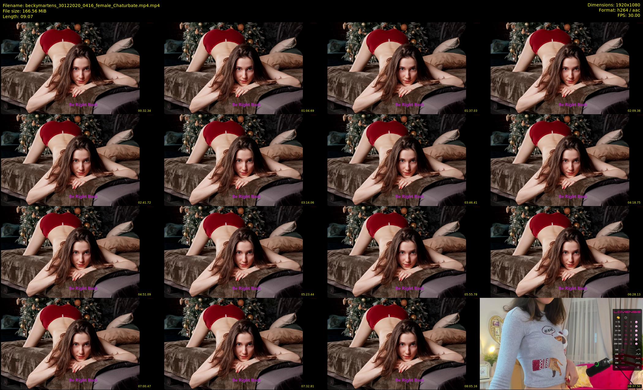 beckymartens — 10 minute Chaturbate female cam show recording, 1080p, Dec 30, 2020