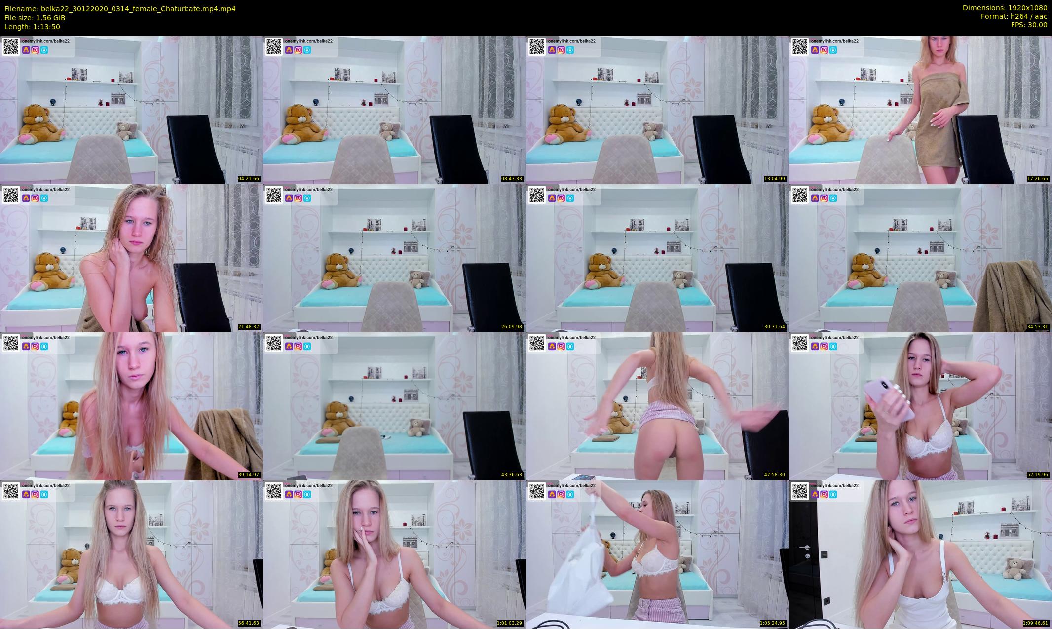 belka22 — 74 minute Chaturbate female cam show recording, 1080p, Dec 30, 2020