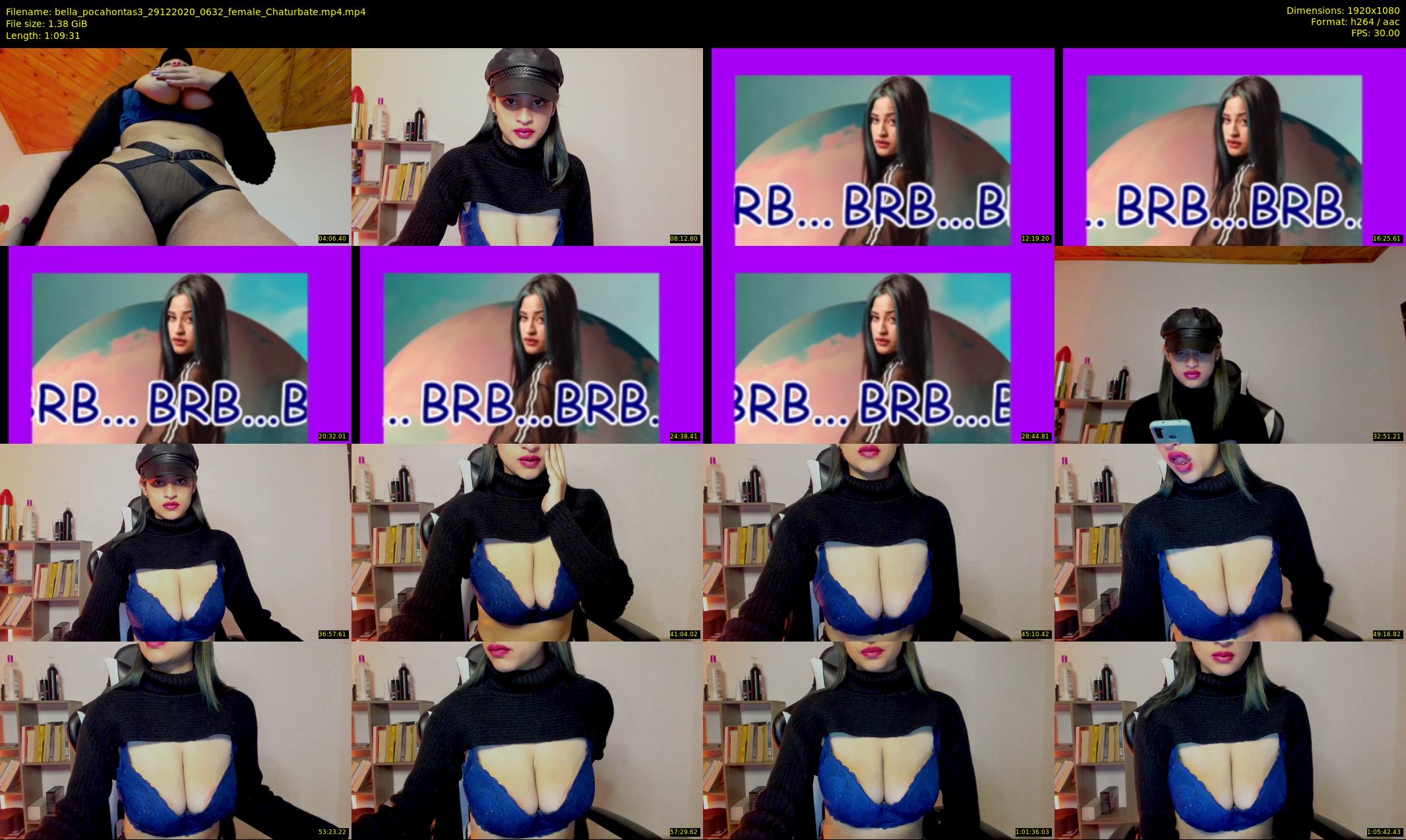 bella_pocahontas3 — 70 minute Chaturbate female cam show recording, 1080p, Dec 29, 2020