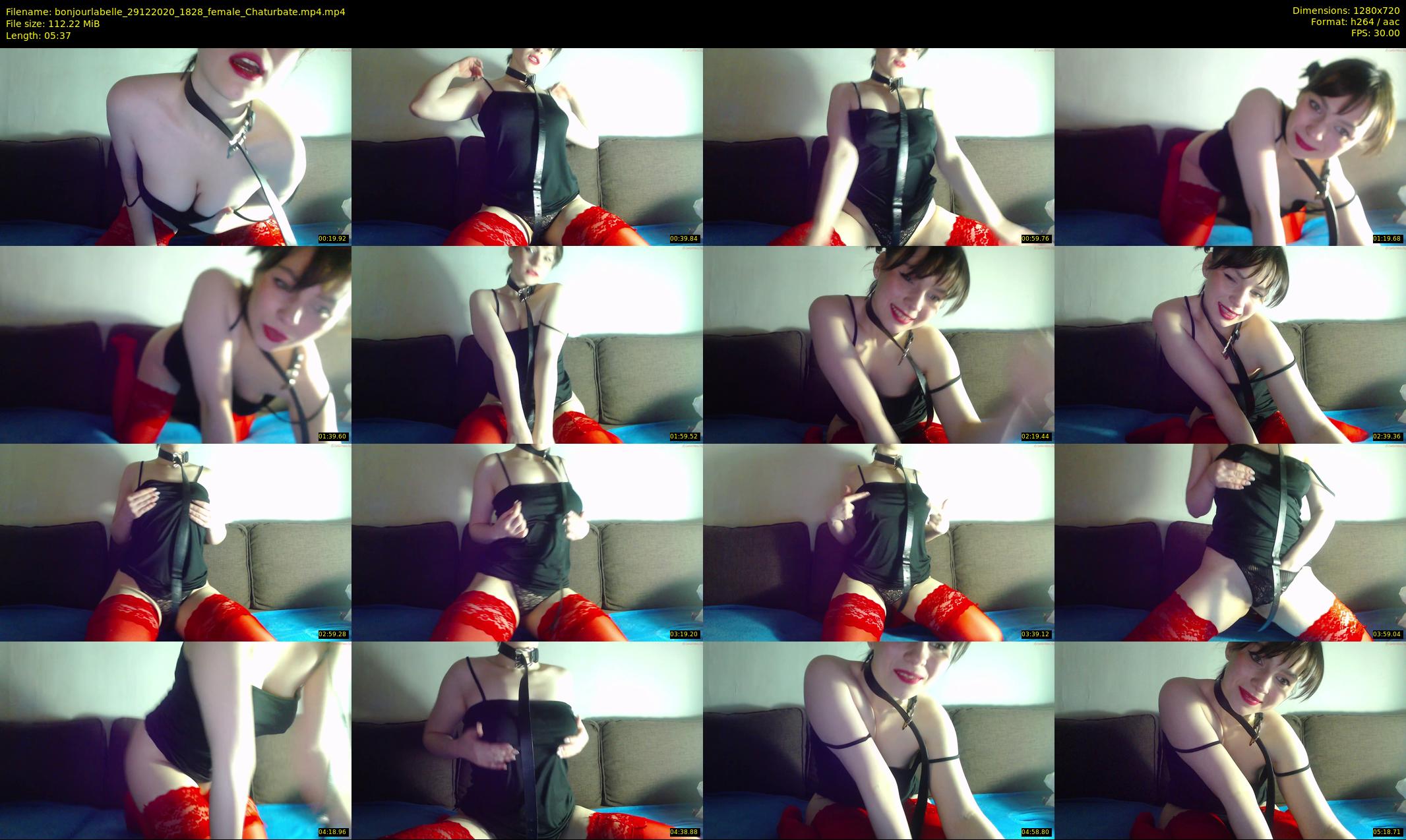 bonjourlabelle — 6 minute Chaturbate female cam show recording, 720p, Dec 29, 2020