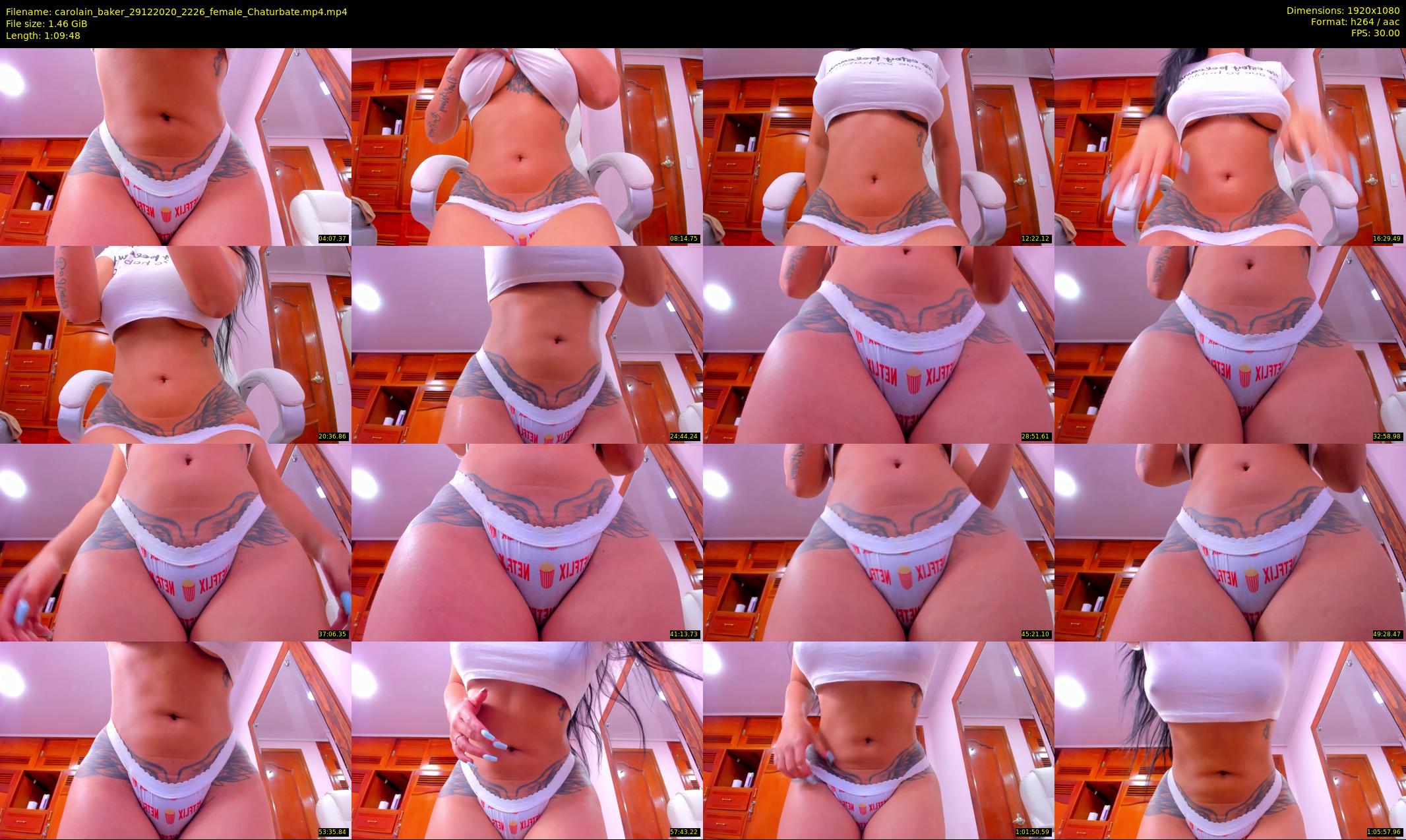 carolain_baker — 70 minute Chaturbate female cam show recording, 1080p, Dec 29, 2020