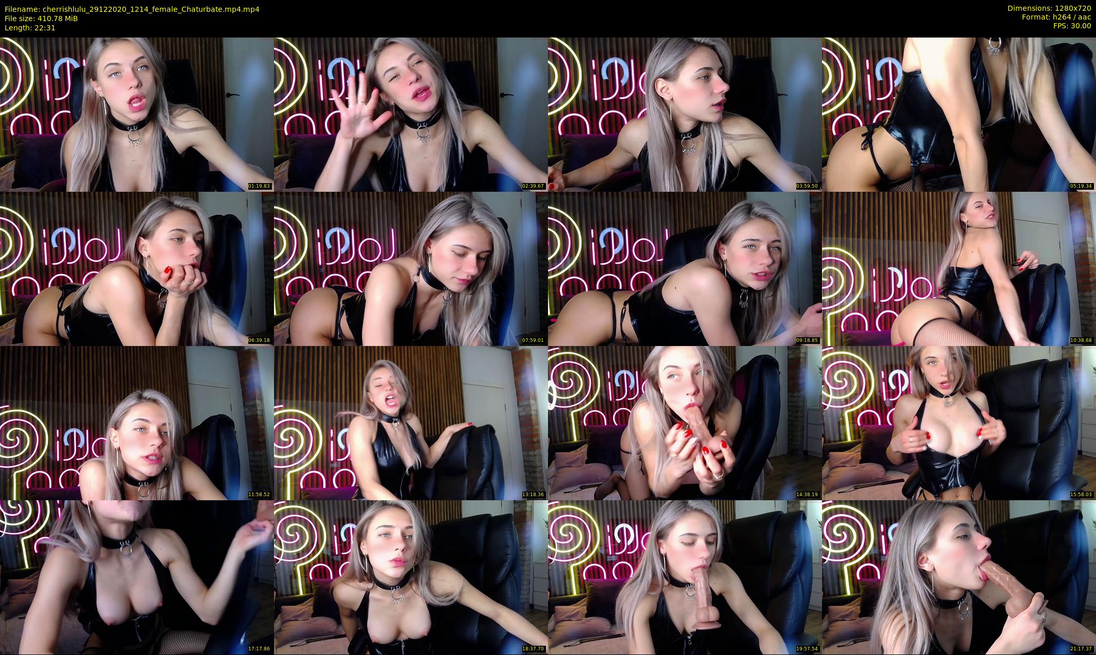 cherrishlulu — 23 minute Chaturbate female cam show recording, 720p, Dec 29, 2020