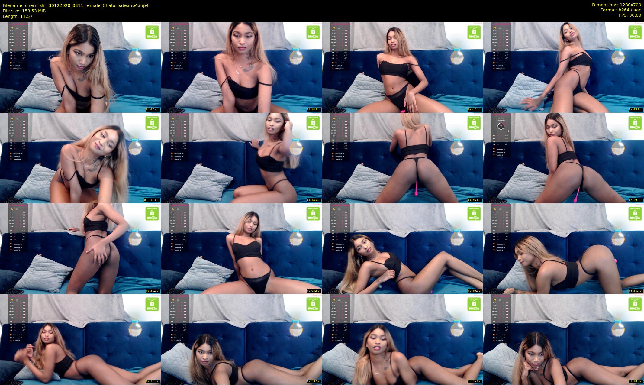 cherrrish_ — 12 minute Chaturbate female cam show recording, 720p, Dec 30, 2020