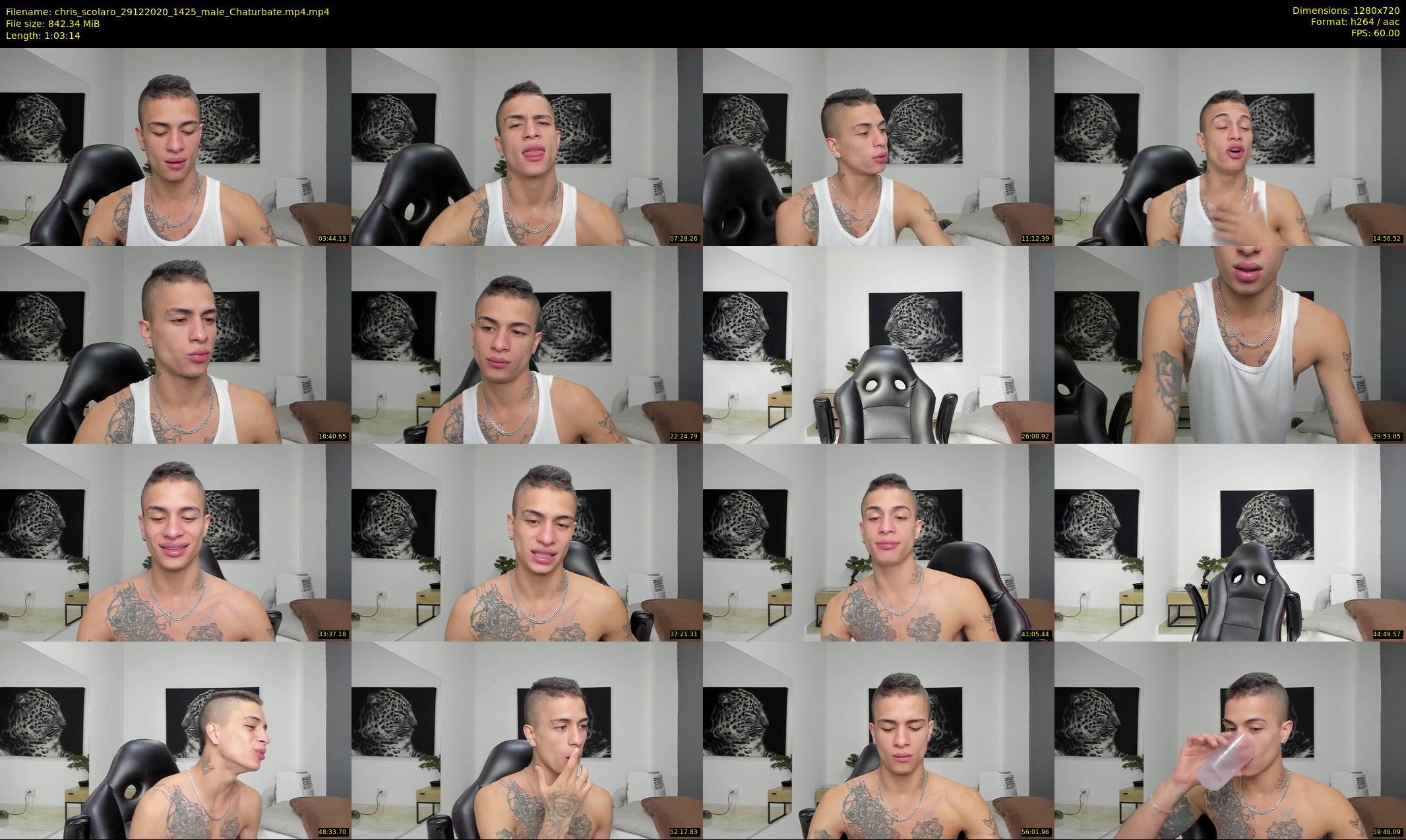 chris_scolaro — 64 minute Chaturbate male cam show recording, 720p, Dec 29, 2020