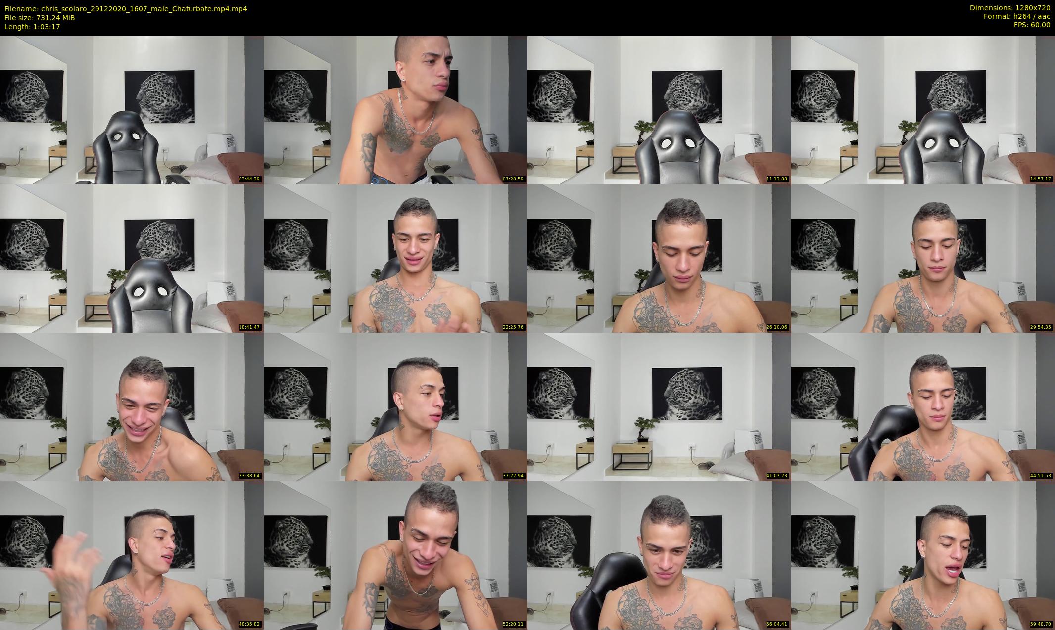 chris_scolaro — 64 minute Chaturbate male cam show recording, 720p, Dec 29, 2020