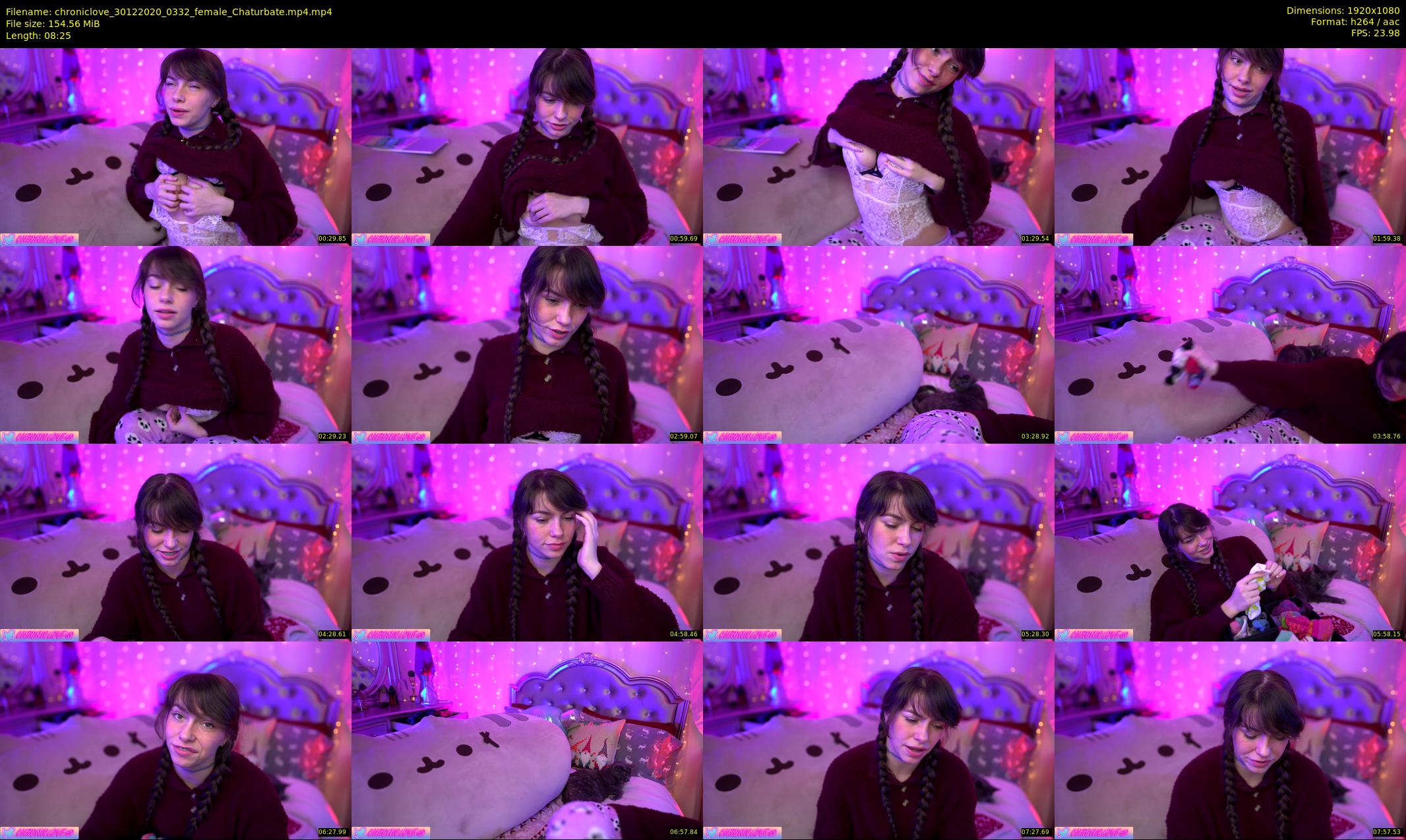 chroniclove — 9 minute Chaturbate female cam show recording, 1080p, Dec 30, 2020