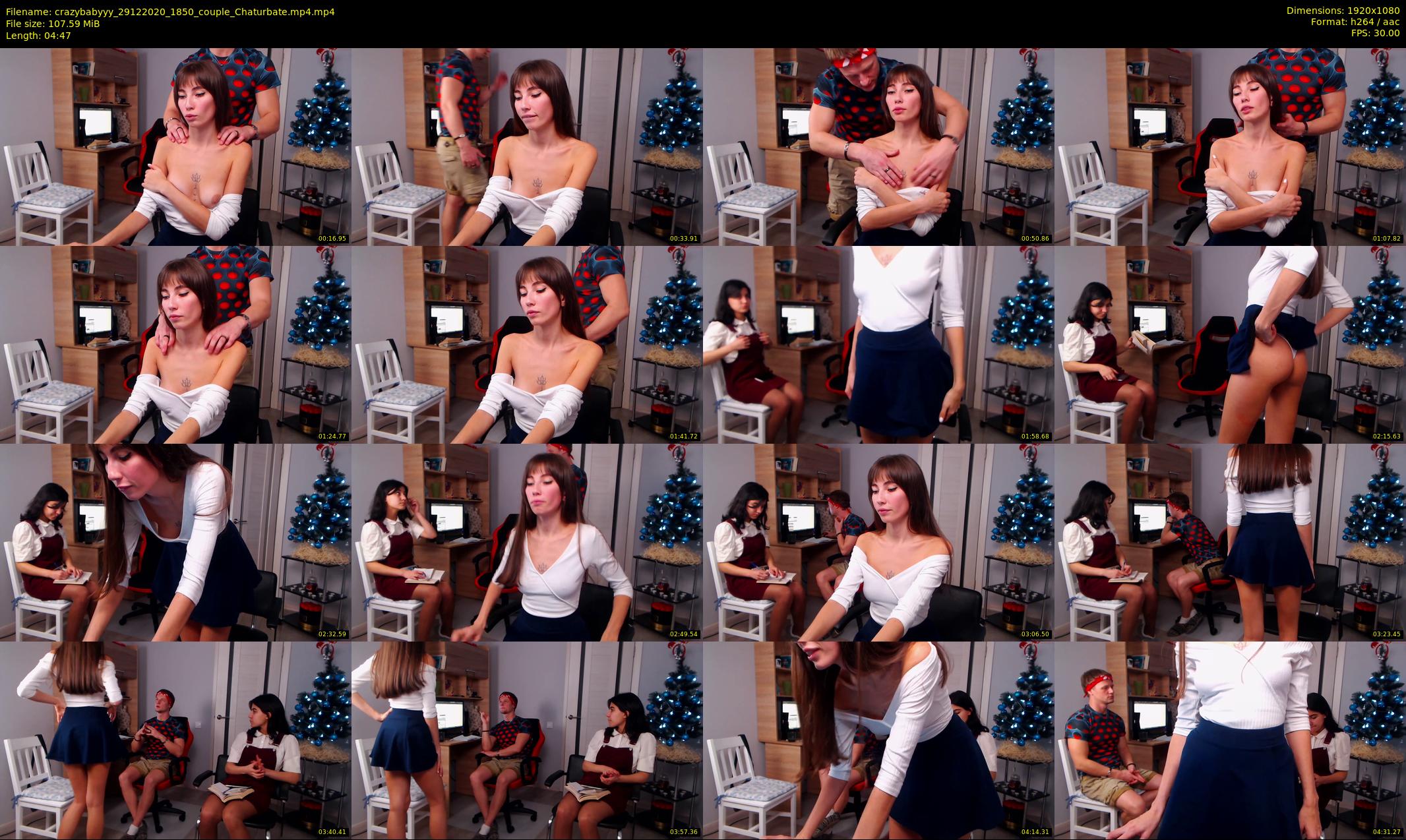 crazybabyyy — 5 minute Chaturbate couple cam show recording, 1080p, Dec 29, 2020