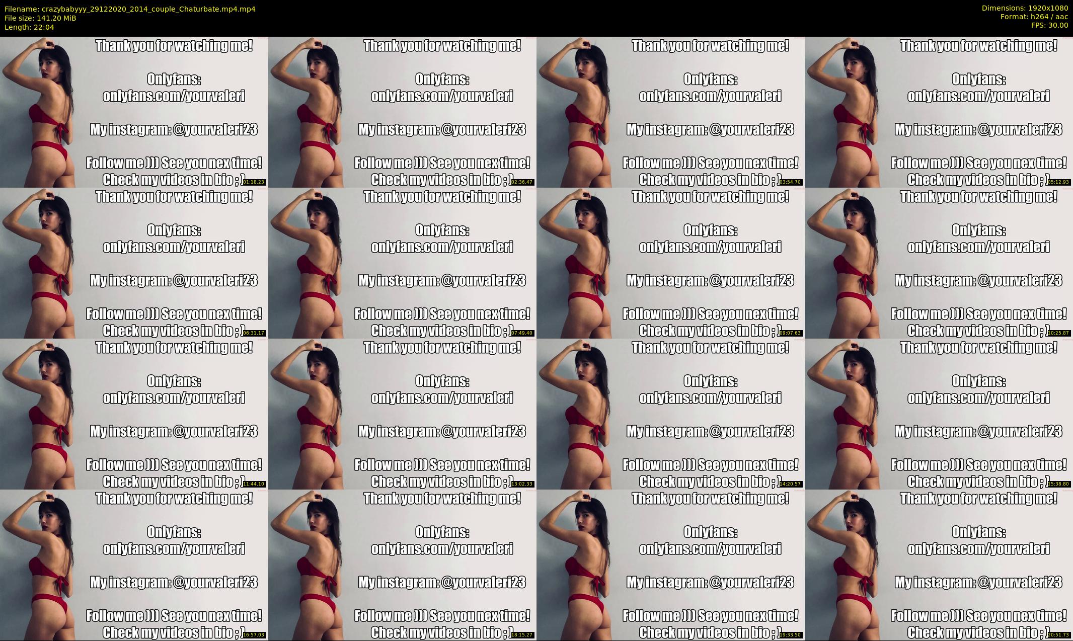 crazybabyyy — 23 minute Chaturbate couple cam show recording, 1080p, Dec 29, 2020