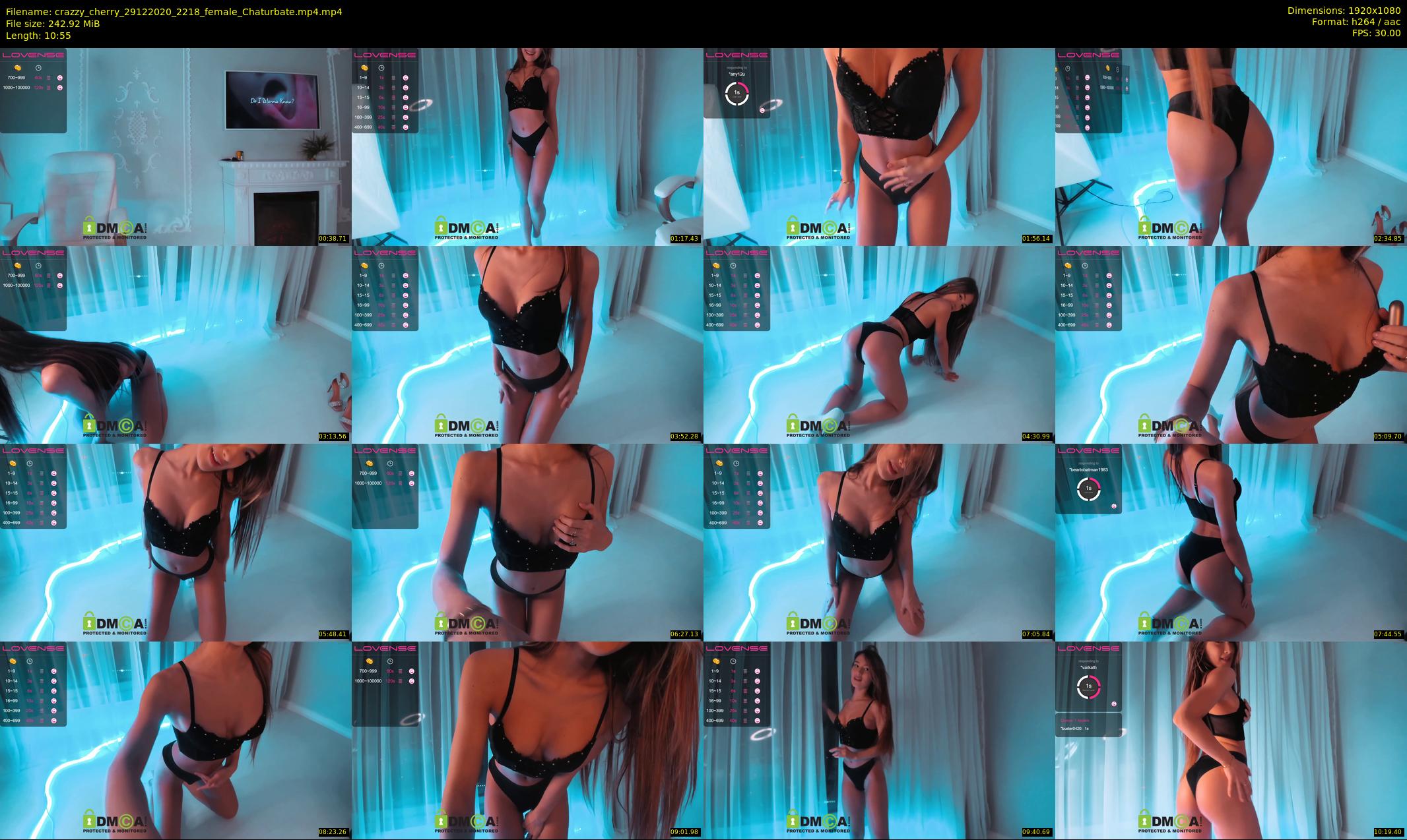 crazzy_cherry — 11 minute Chaturbate female cam show recording, 1080p, Dec 29, 2020