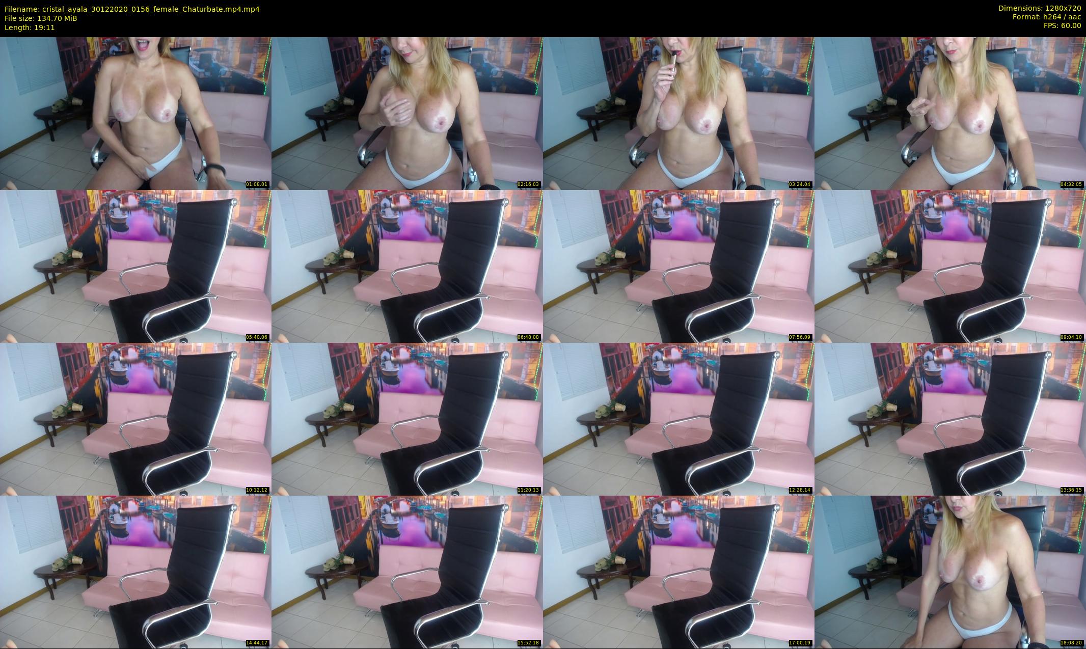 cristal_ayala — 20 minute Chaturbate female cam show recording, 720p, Dec 30, 2020