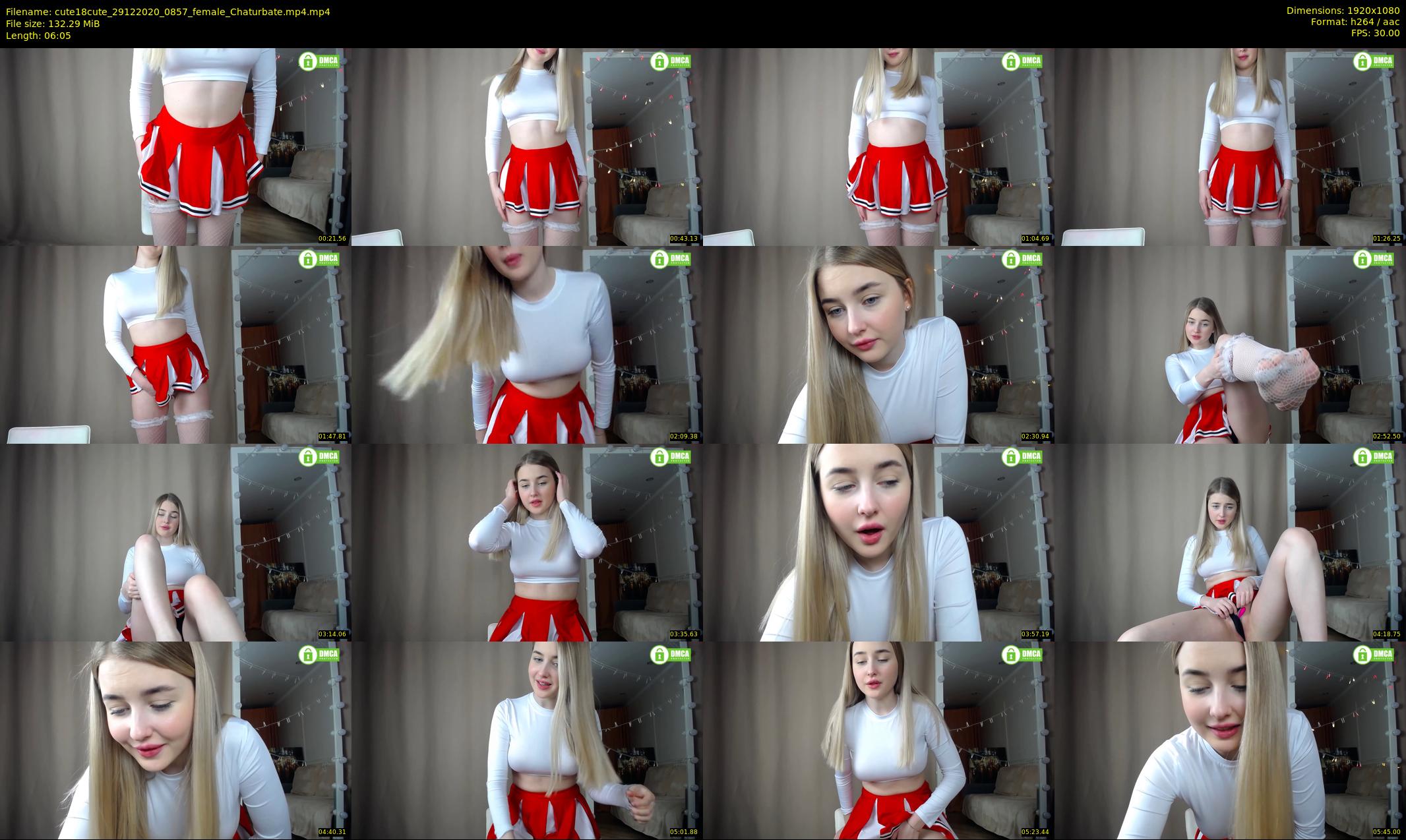 cute18cute — 7 minute Chaturbate female cam show recording, 1080p, Dec 29, 2020