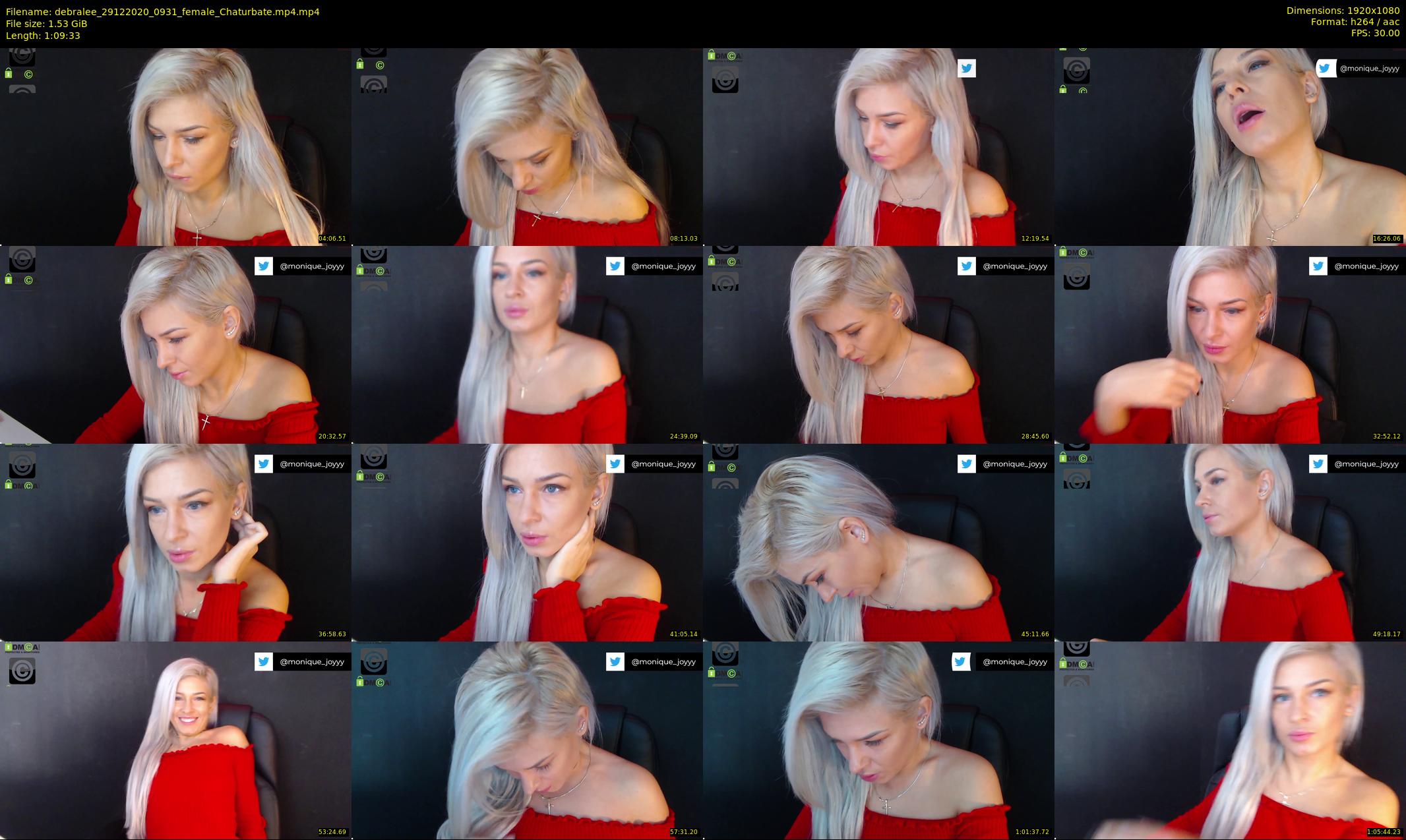 debralee — 70 minute Chaturbate female cam show recording, 1080p, Dec 29, 2020