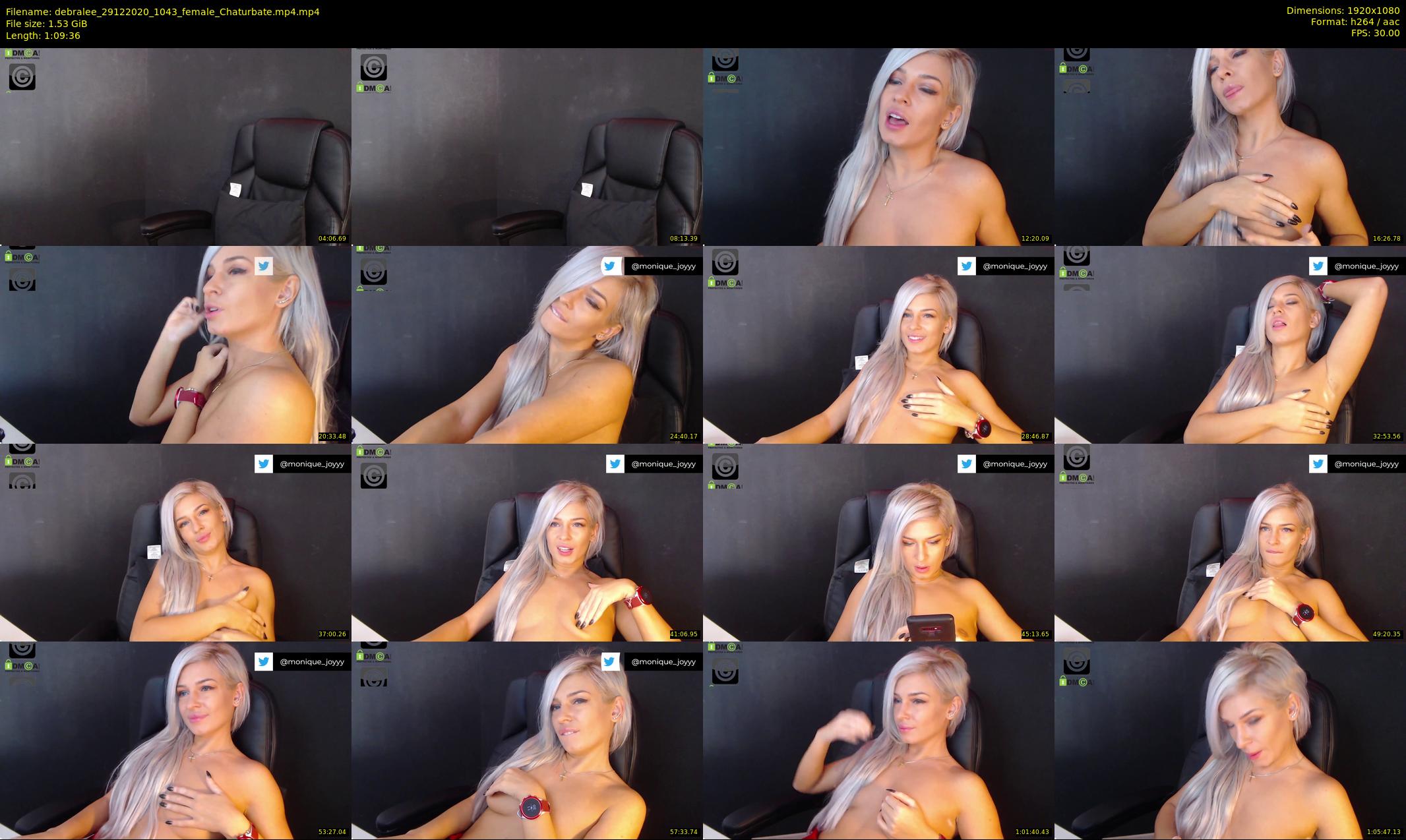 debralee — 70 minute Chaturbate female cam show recording, 1080p, Dec 29, 2020