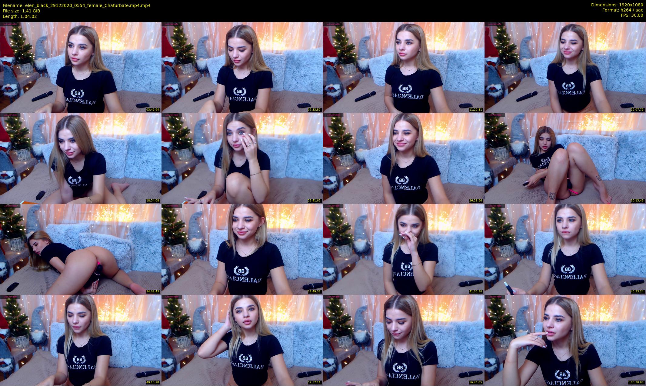 elen_black — 65 minute Chaturbate female cam show recording, 1080p, Dec 29, 2020