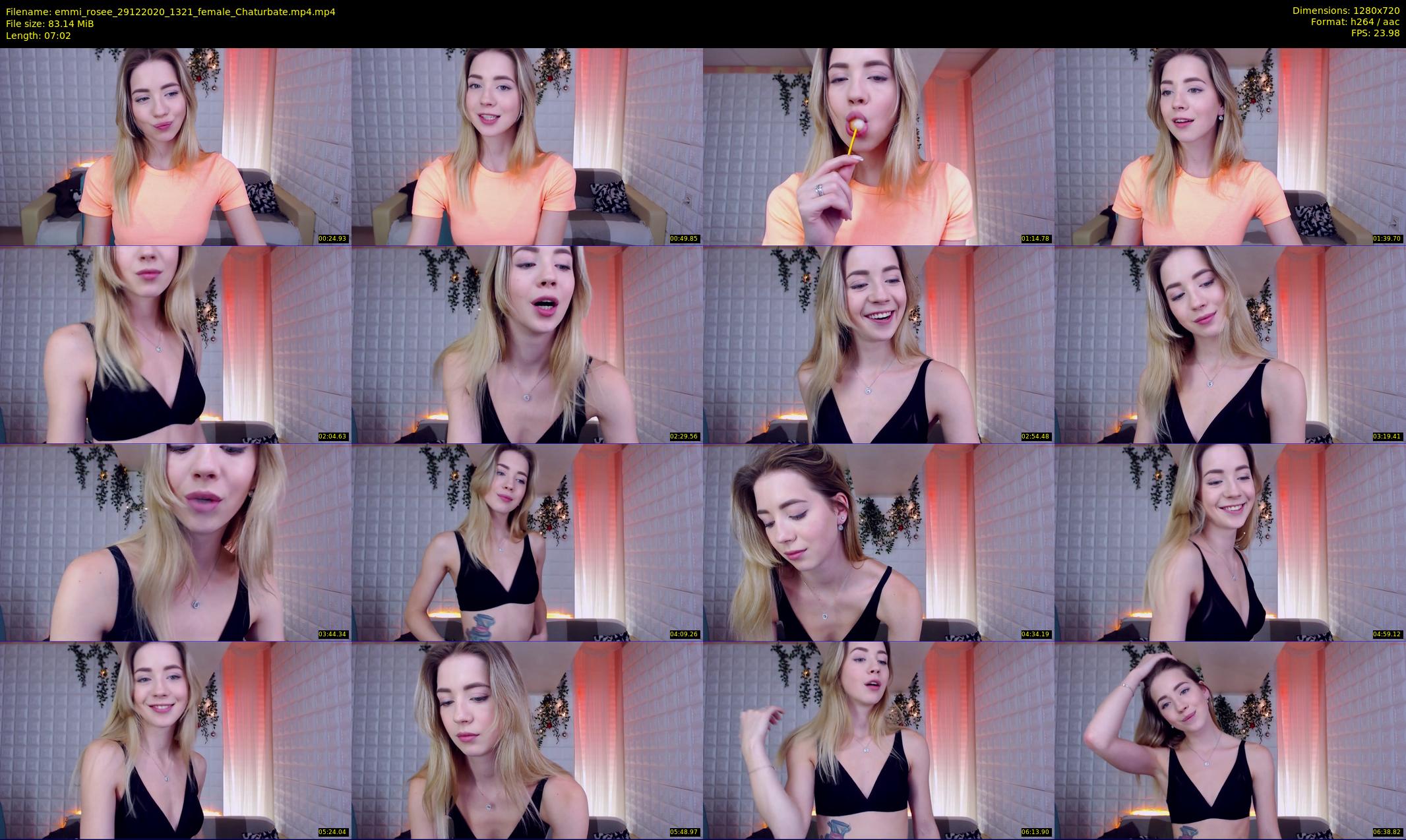 emmi_rosee — 8 minute Chaturbate female cam show recording, 720p, Dec 29, 2020