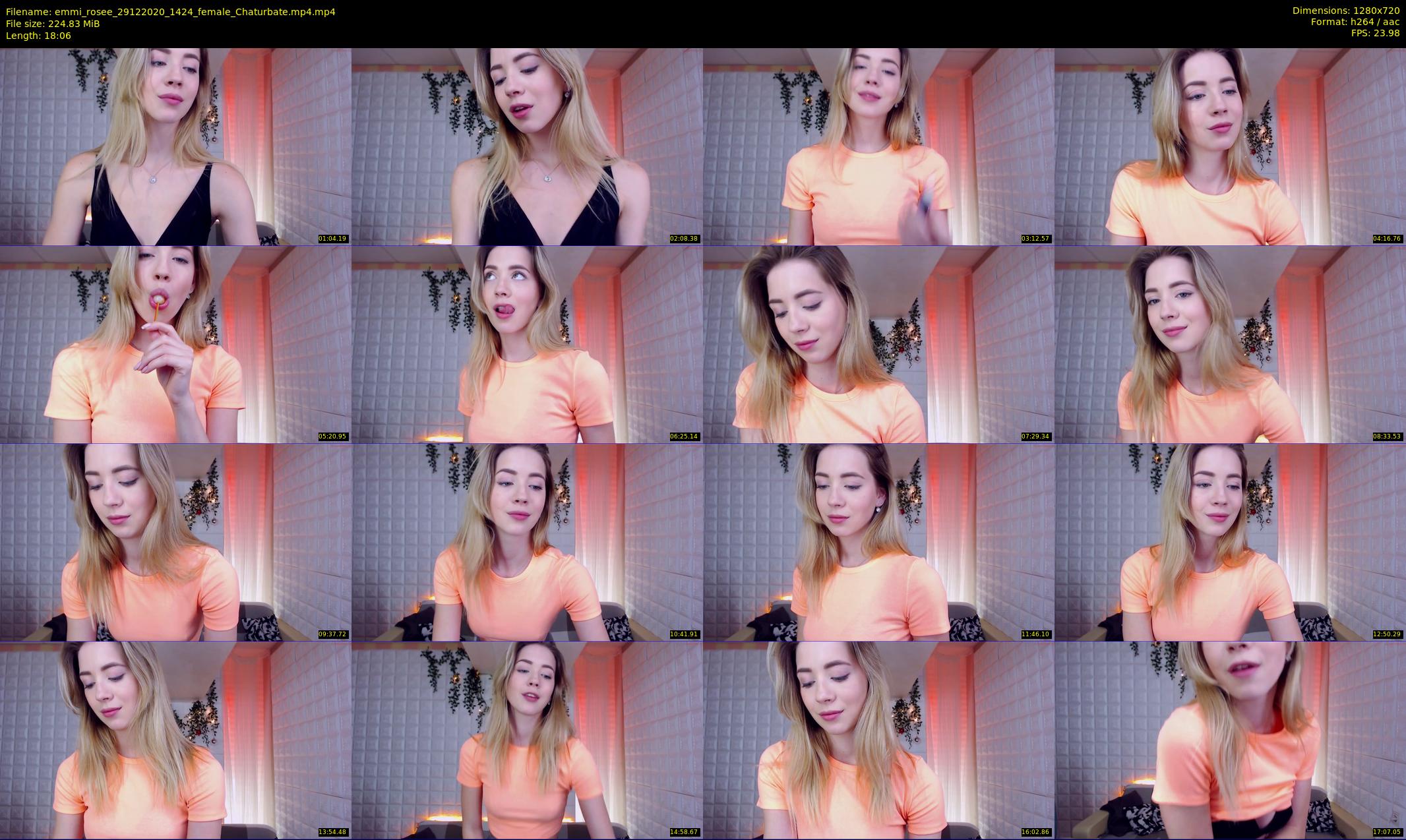 emmi_rosee — 19 minute Chaturbate female cam show recording, 720p, Dec 29, 2020
