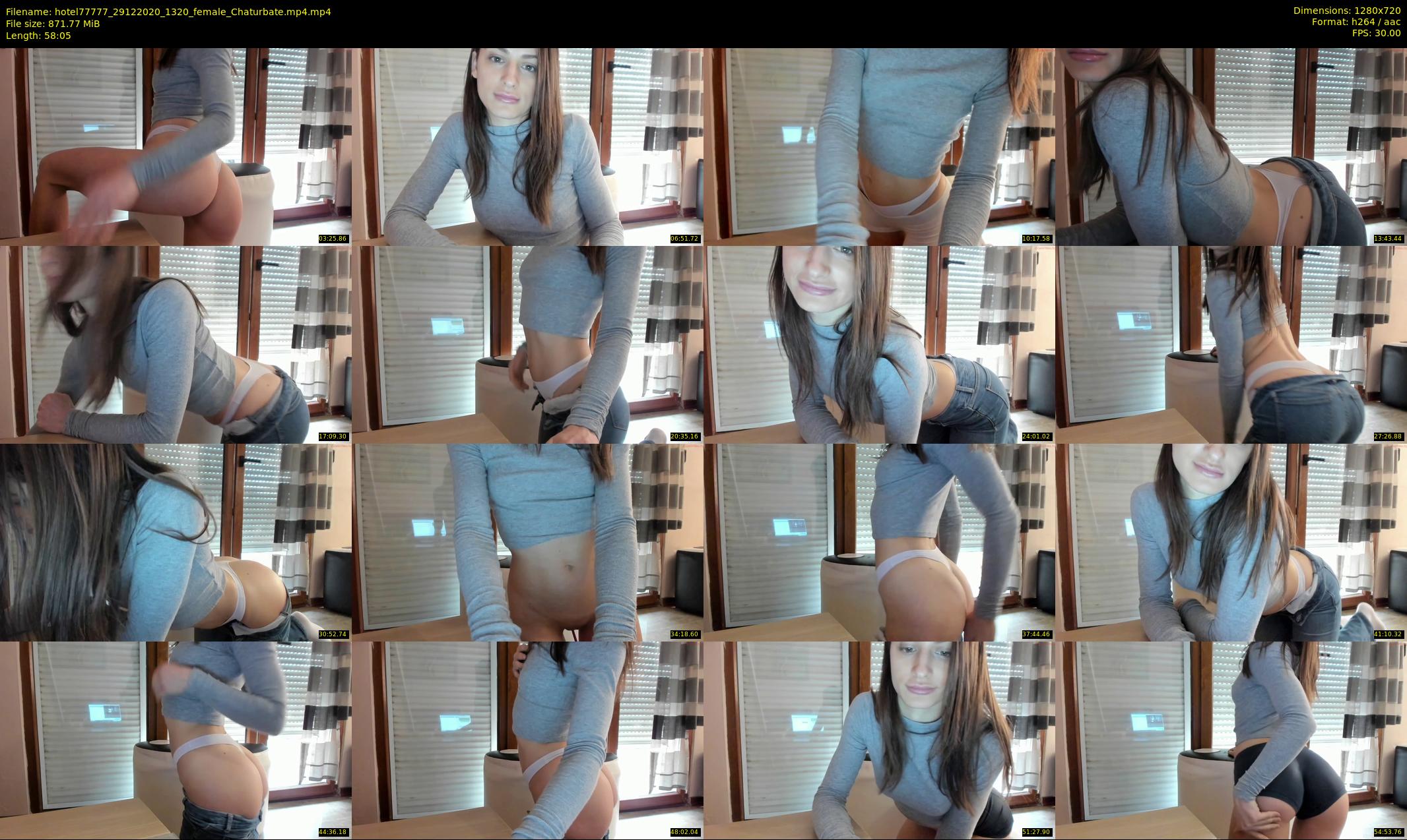hotel77777 — 59 minute Chaturbate female cam show recording, 720p, Dec 29, 2020