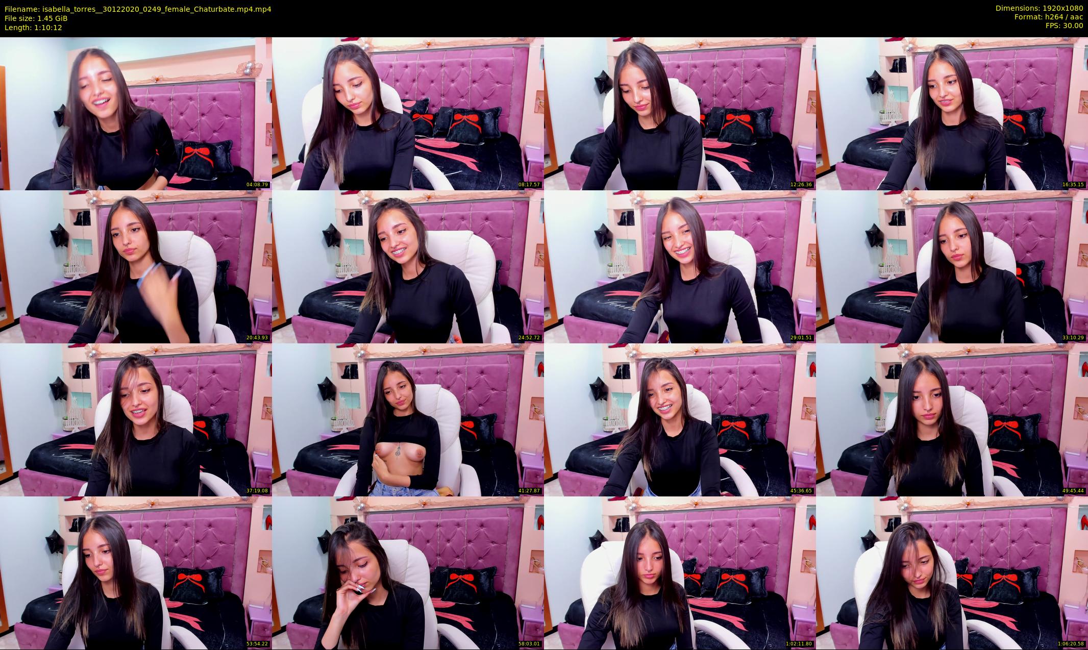 isabella_torres_ — 71 minute Chaturbate female cam show recording, 1080p, Dec 30, 2020
