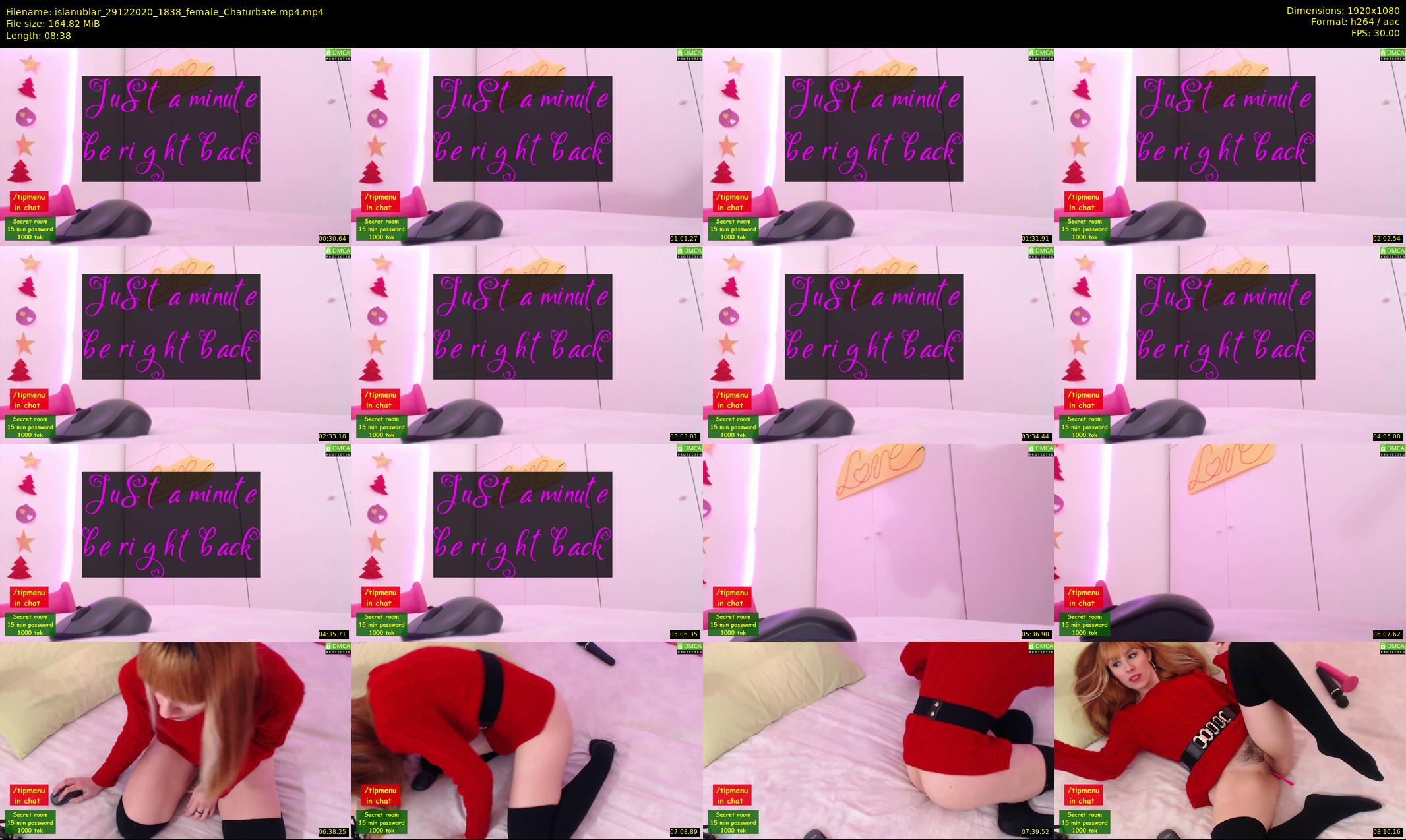 islanublar — 9 minute Chaturbate female cam show recording, 1080p, Dec 29, 2020
