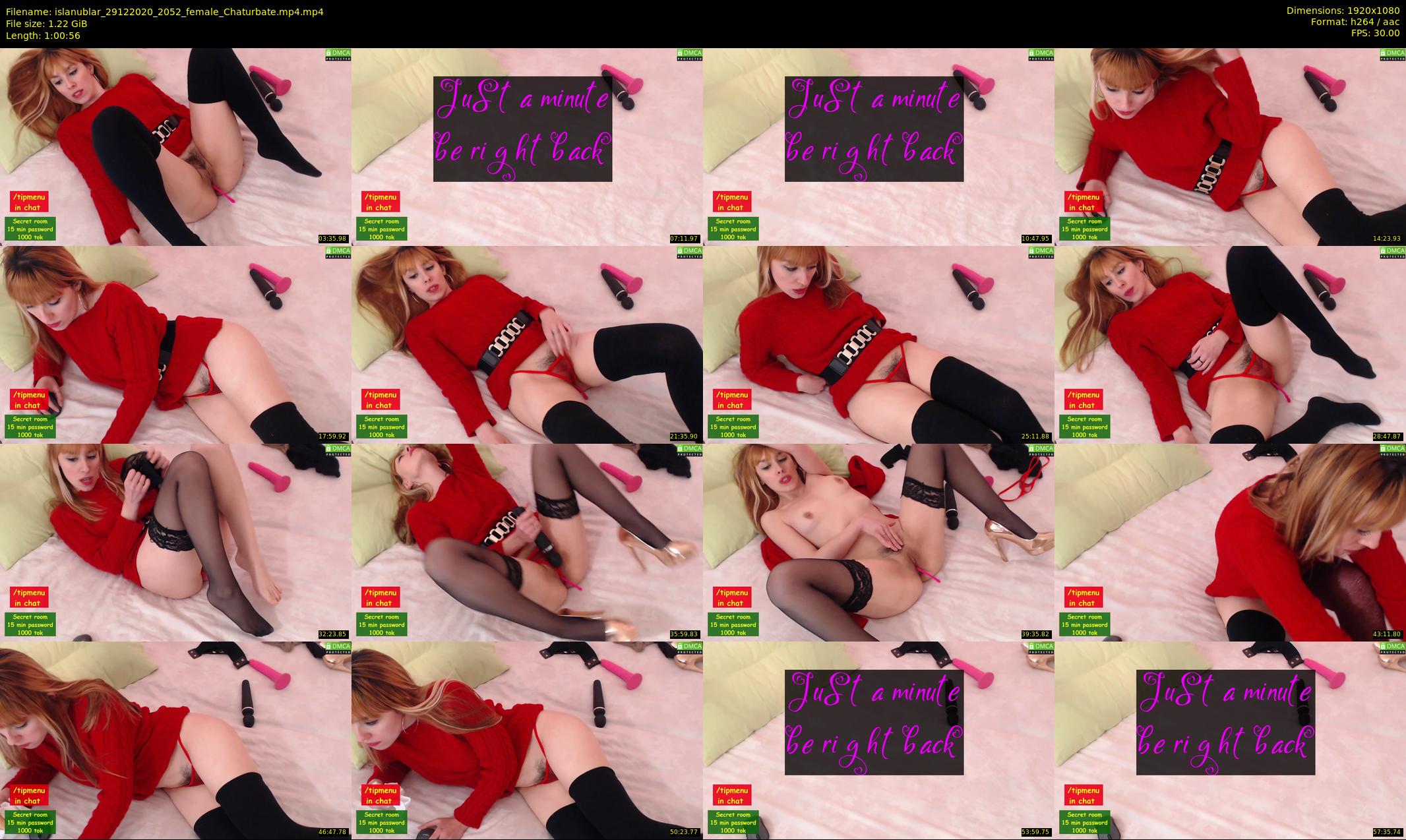 islanublar — 61 minute Chaturbate female cam show recording, 1080p, Dec 29, 2020