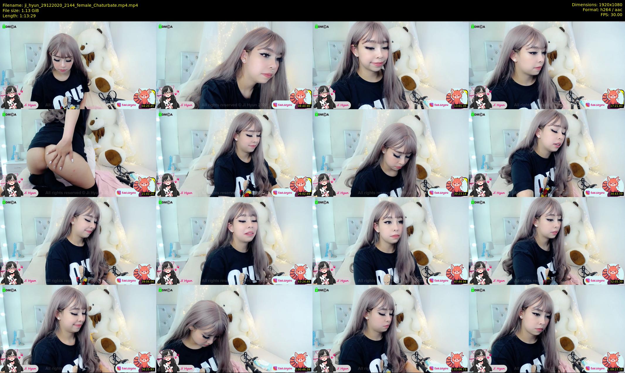 ji_hyun — 74 minute Chaturbate female cam show recording, 1080p, Dec 29, 2020