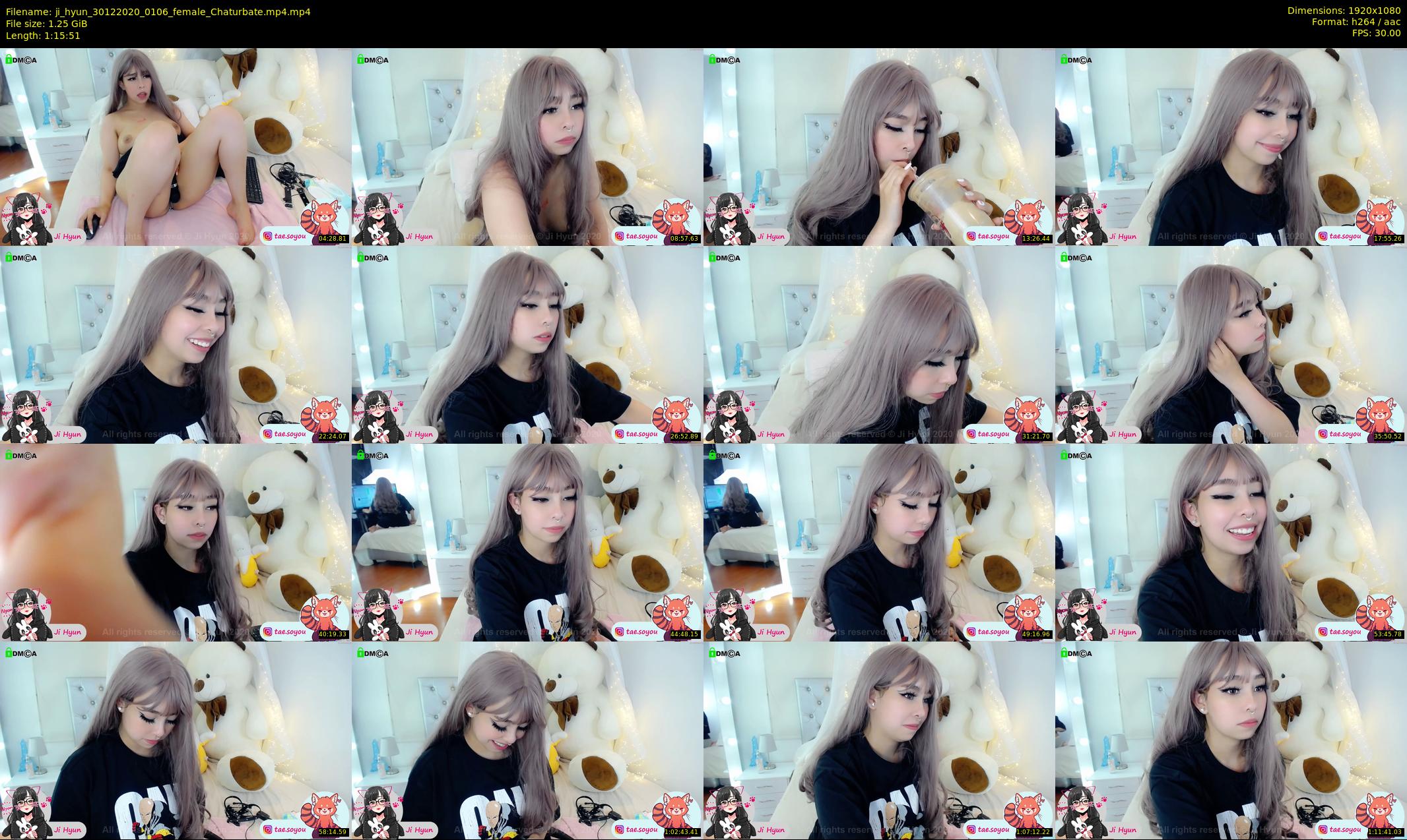 ji_hyun — 76 minute Chaturbate female cam show recording, 1080p, Dec 30, 2020