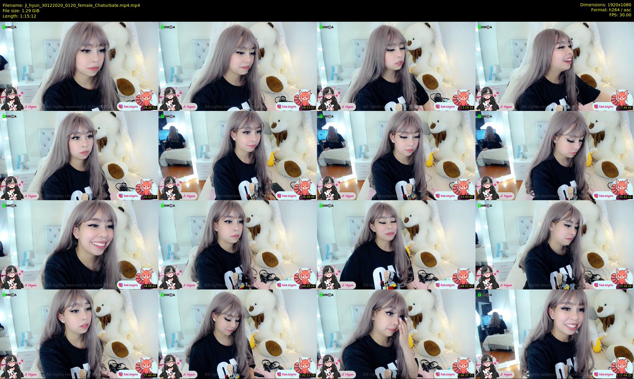 ji_hyun — 76 minute Chaturbate female cam show recording, 1080p, Dec 30, 2020